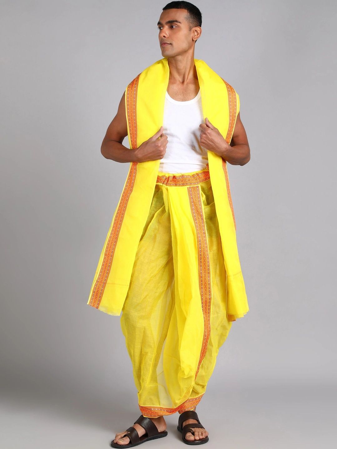 Radhika Handloom Men Cotton Dhoti Dhotis-image-40