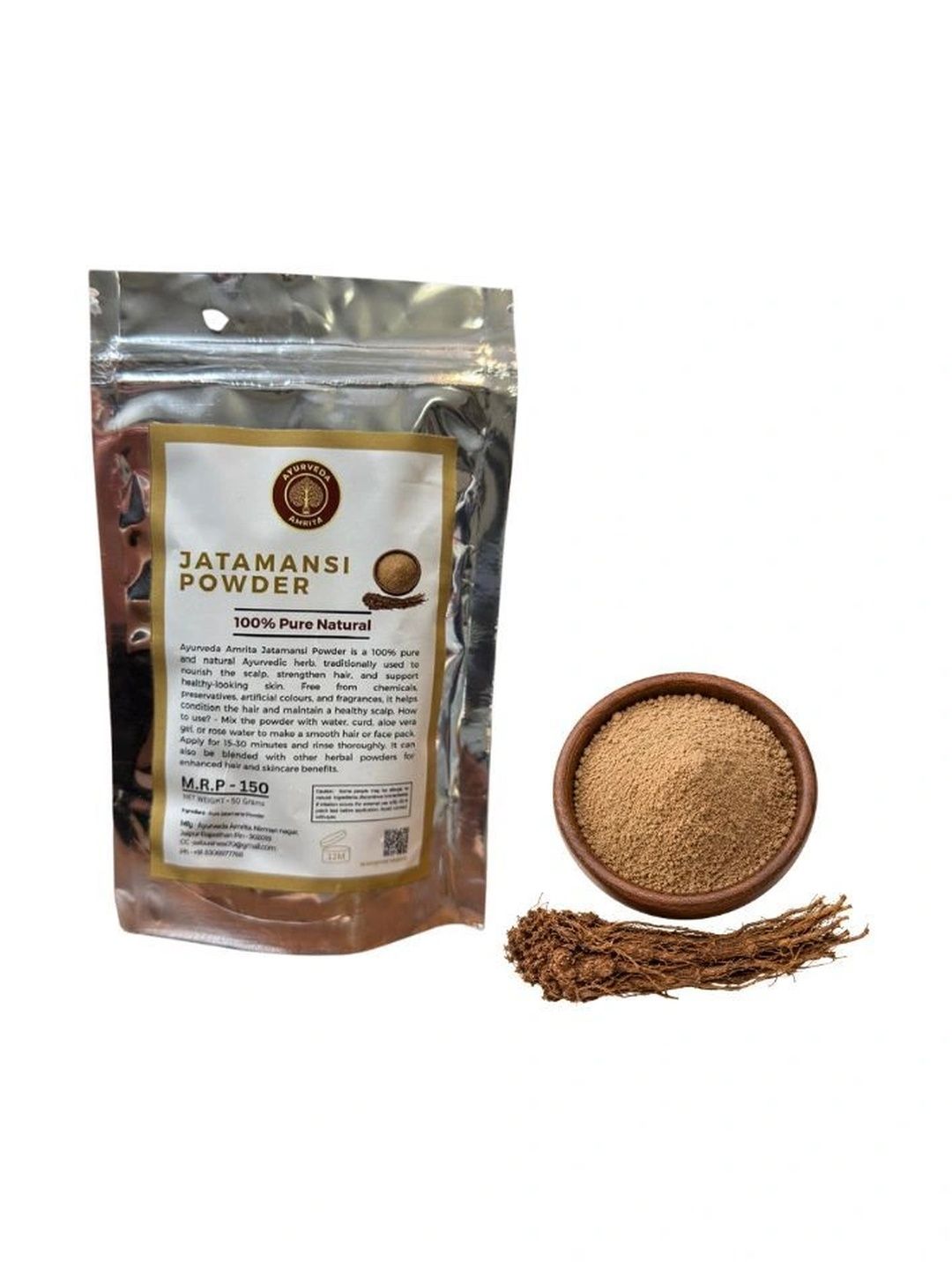 Ayurveda Amrita Jatamansi Powder For Hair & Skin - 50 g-picture-46