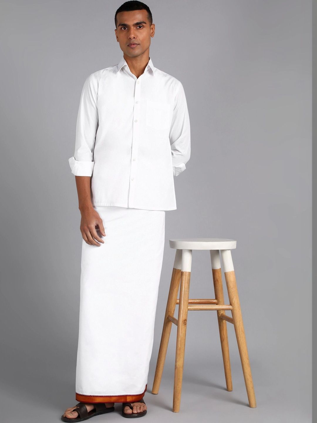 Sac Shree Aparajeet Creations Men Cotton Dhoti Dhotis-picture-45