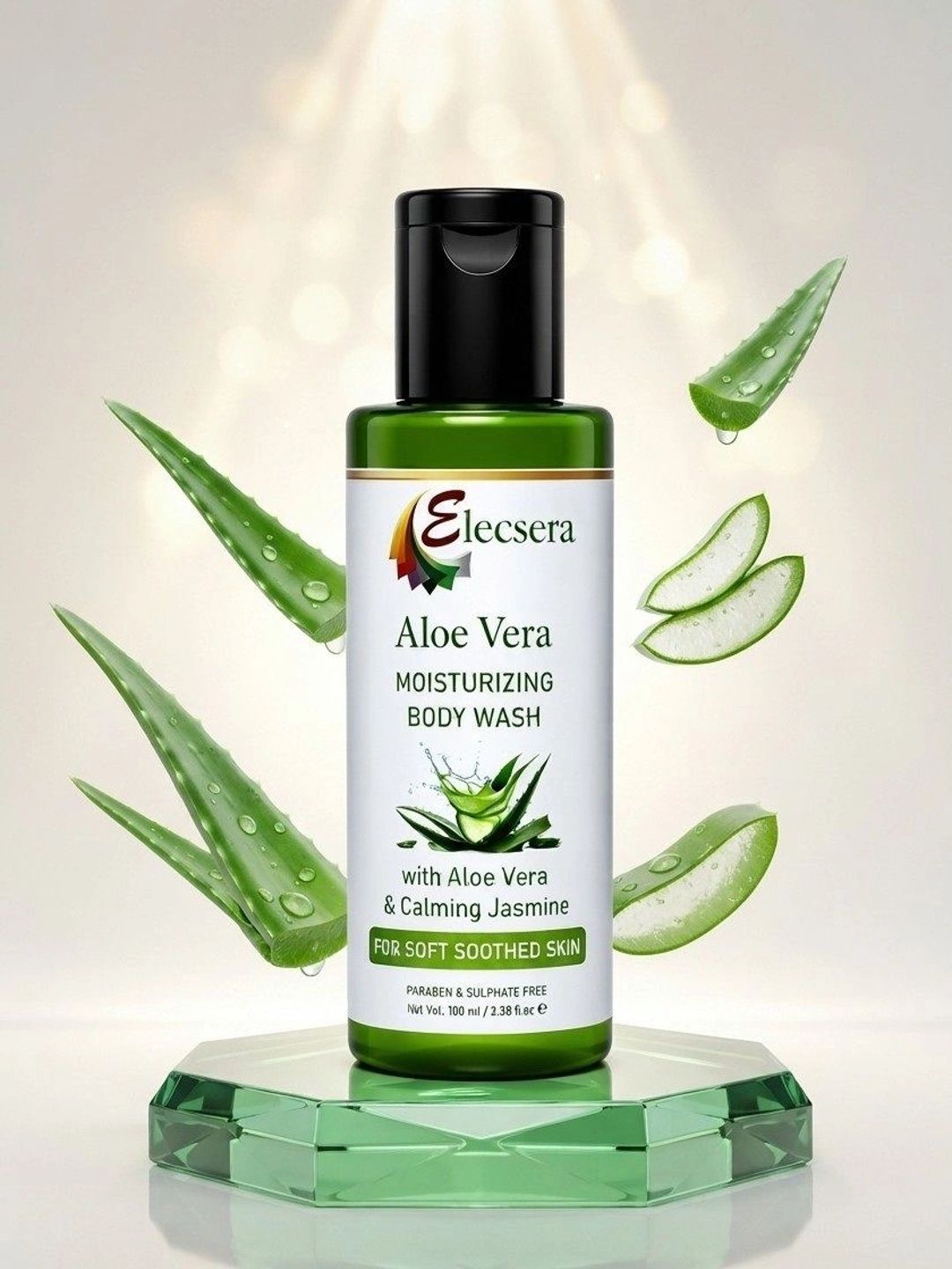 Elecsera Aloe Vera Shower Gel For Hydration - 100 ml-picture-33