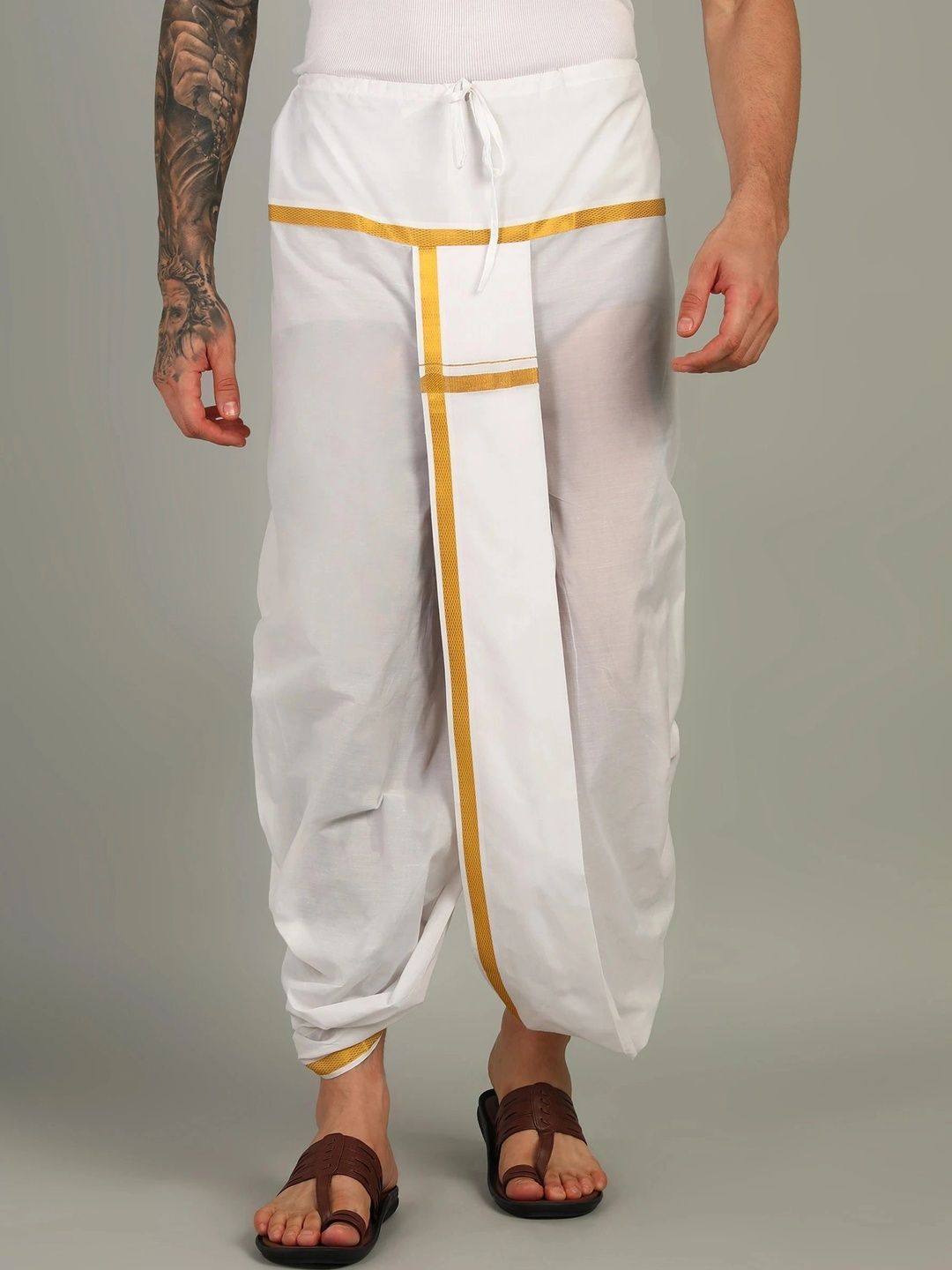 Sac Shree Aparajeet Creations Men Cotton Dhoti Dhotis-picture-52