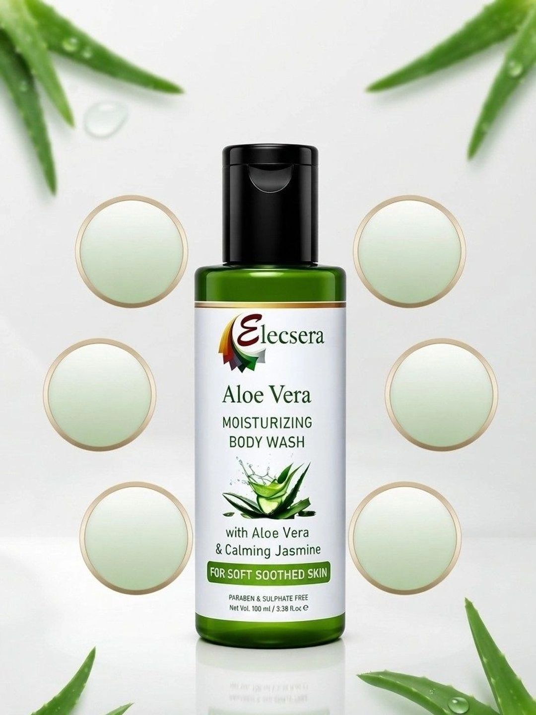 Elecsera Aloe Vera Shower Gel For Hydration - 100 ml-picture-38