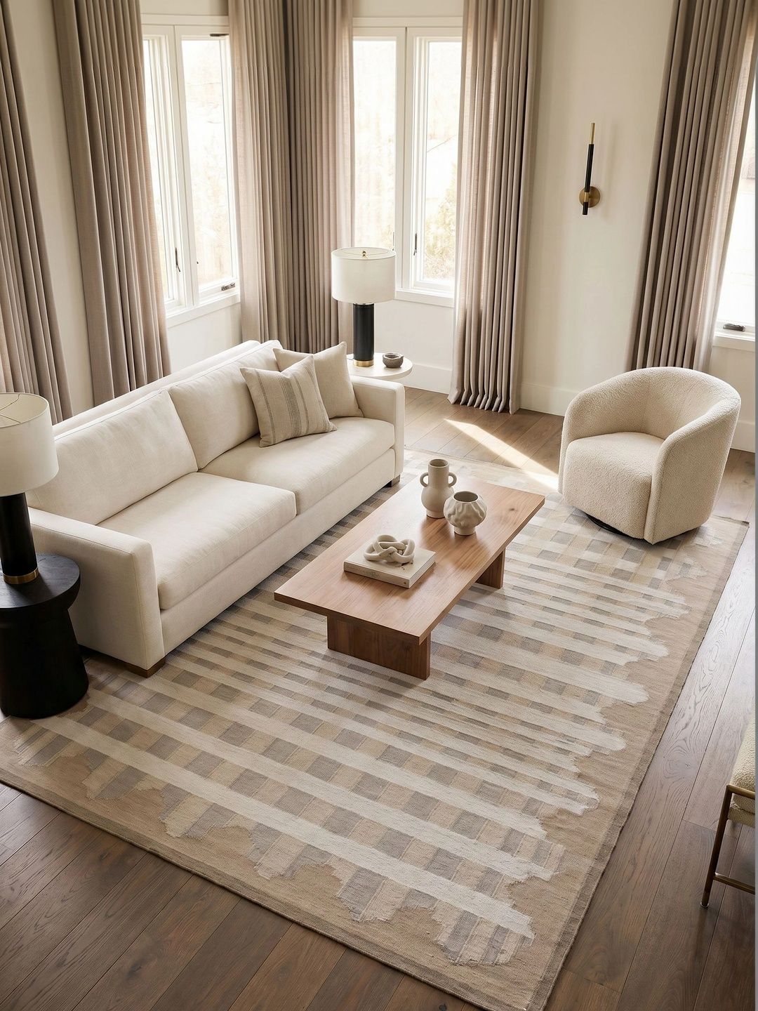 Jaipur Rugs White Striped Woollen Carpet-picture-30