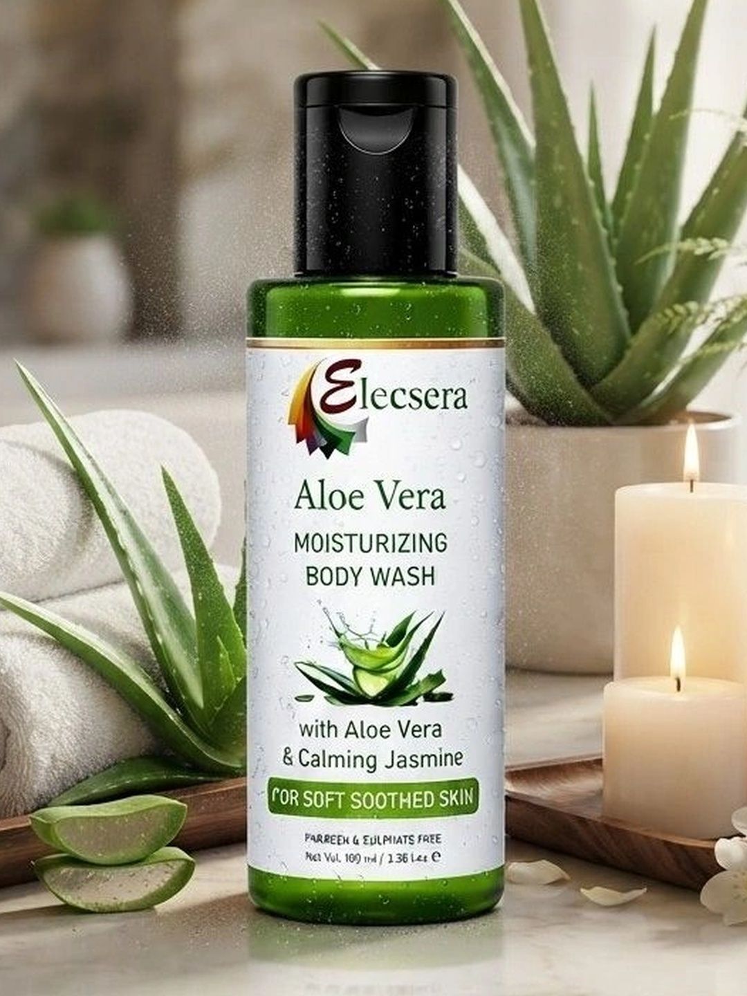 Elecsera Aloe Vera Shower Gel For Hydration - 100 ml-picture-25