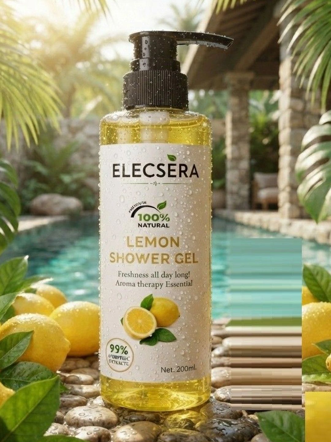 Elecsera Lemon Shower Gel For Hydration - 200 ml-picture-16