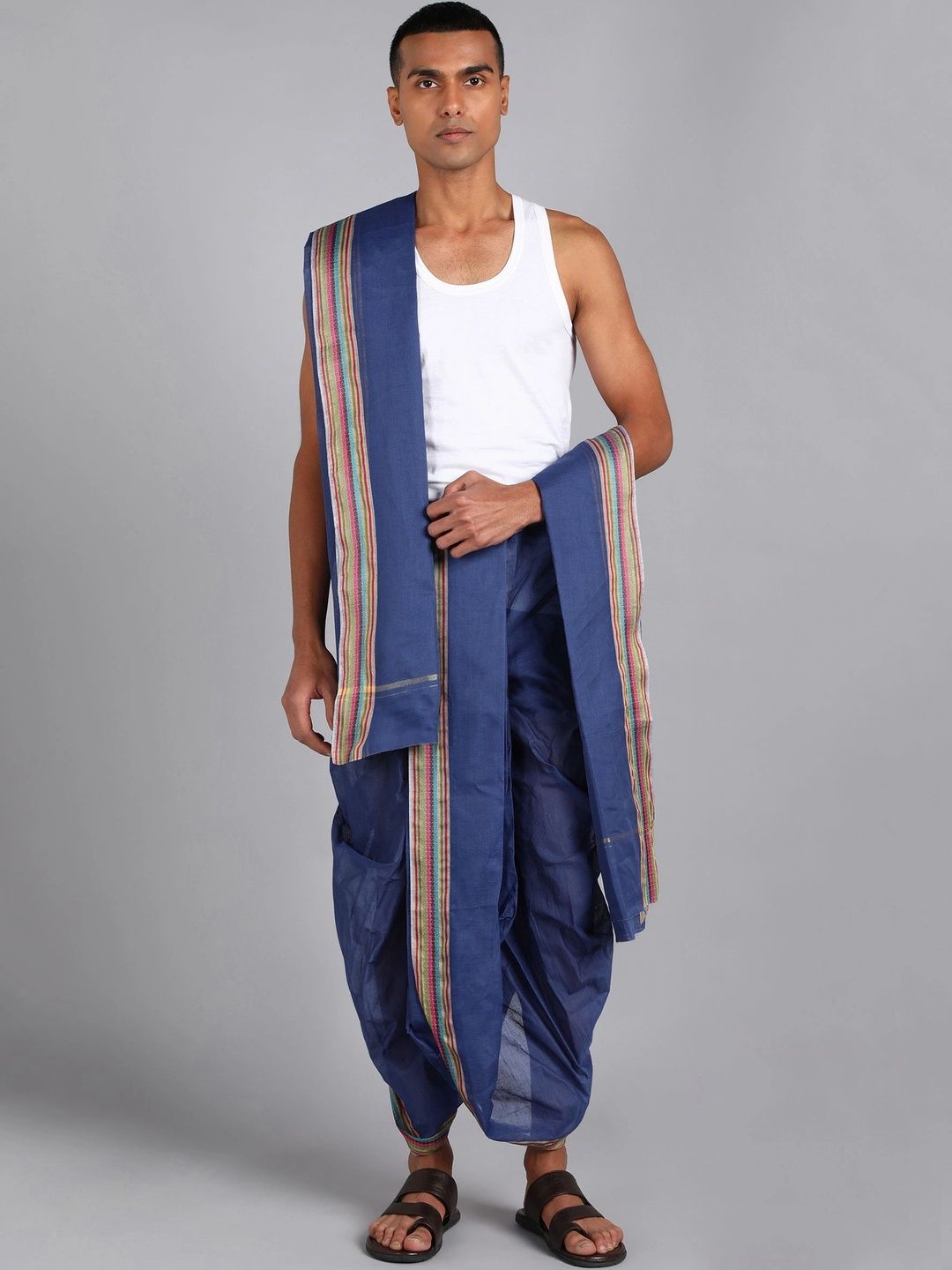 Sac Shree Aparajeet Creations Men Cotton Dhoti Dhotis-picture-33