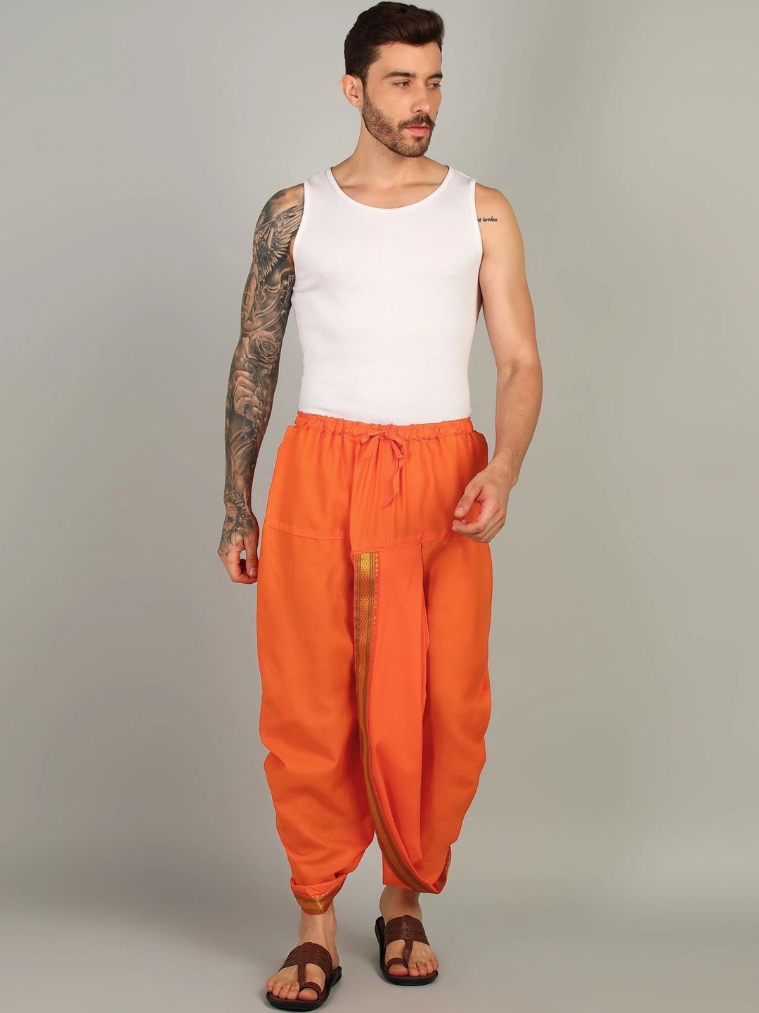 Radhika Handloom Men Dhoti Dhotis-picture-40