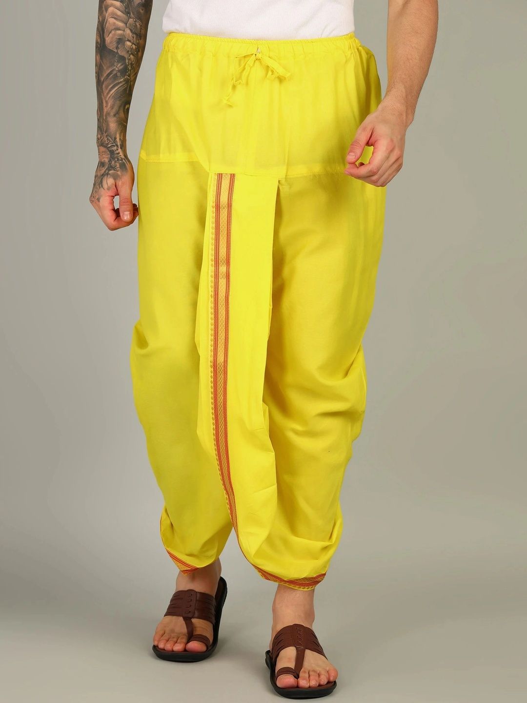 Radhika Handloom Men Dhoti Dhotis-picture-32