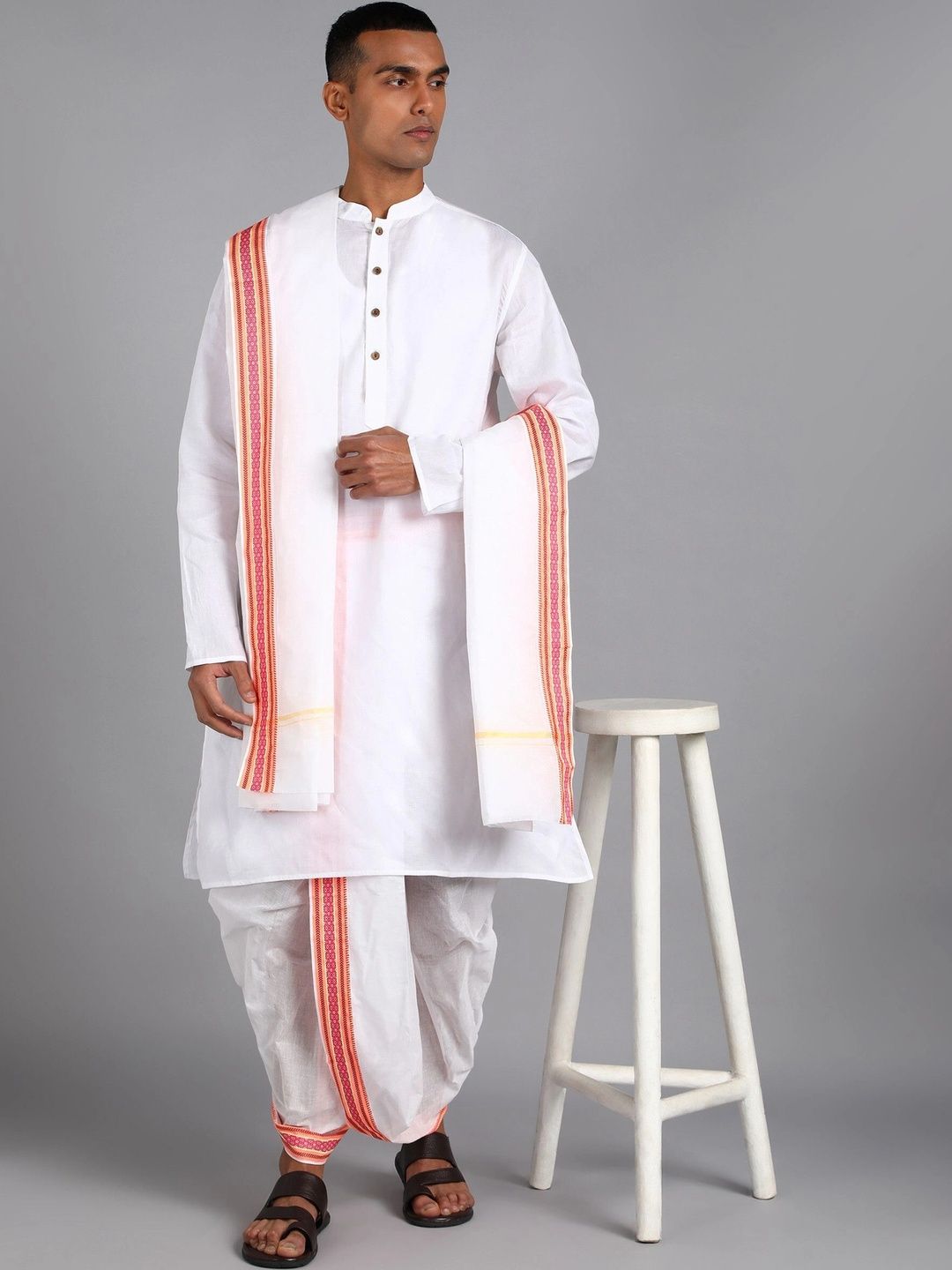 Sac Shree Aparajeet Creations Men Cotton Dhoti Dhotis-picture-43