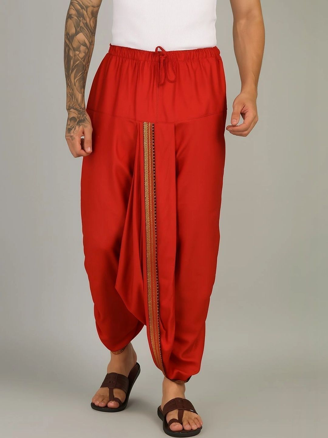 Radhika Handloom Men Dhoti Dhotis-picture-29