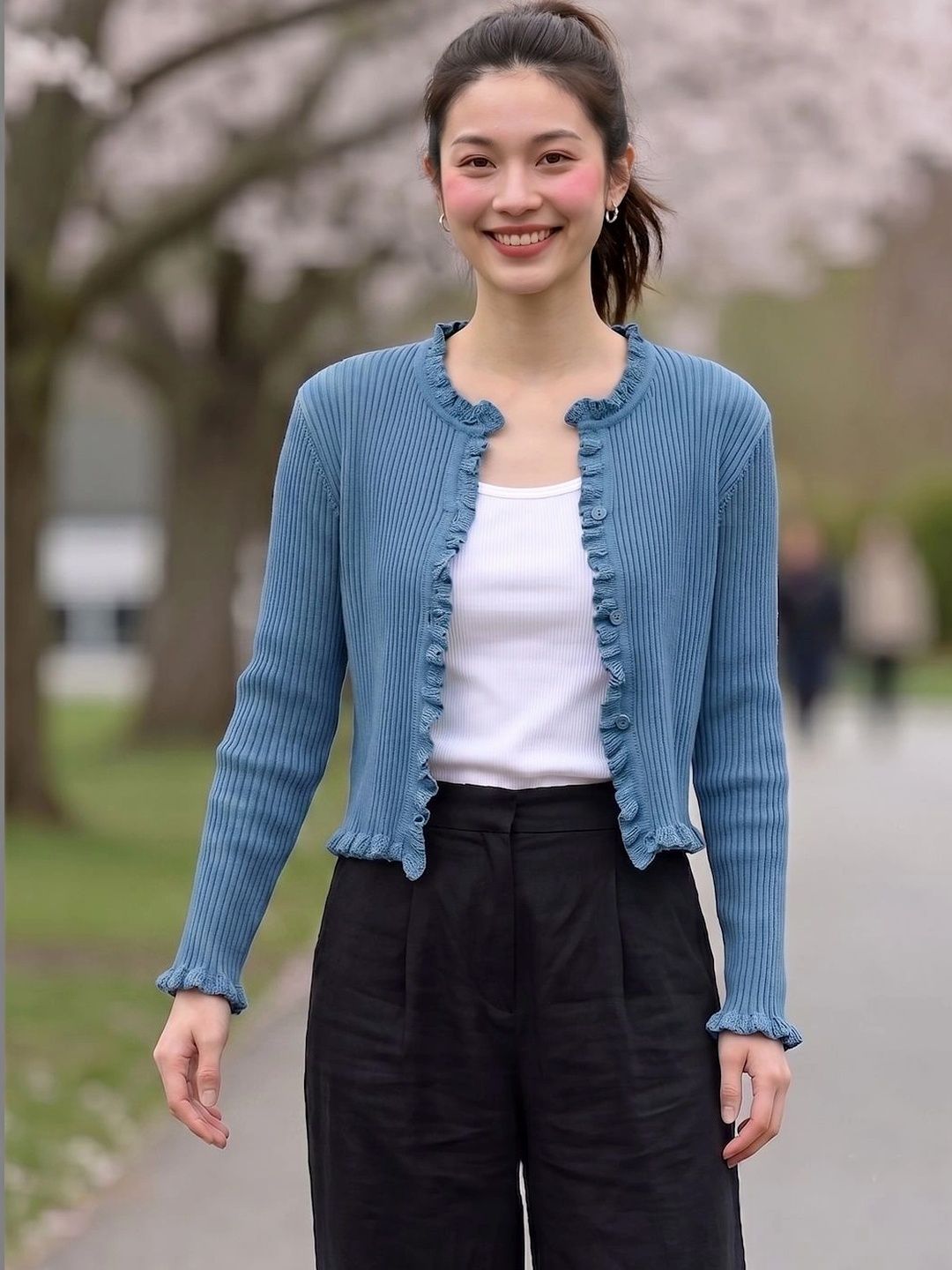 Style Quotient Women Crop Button Shrug-image-47