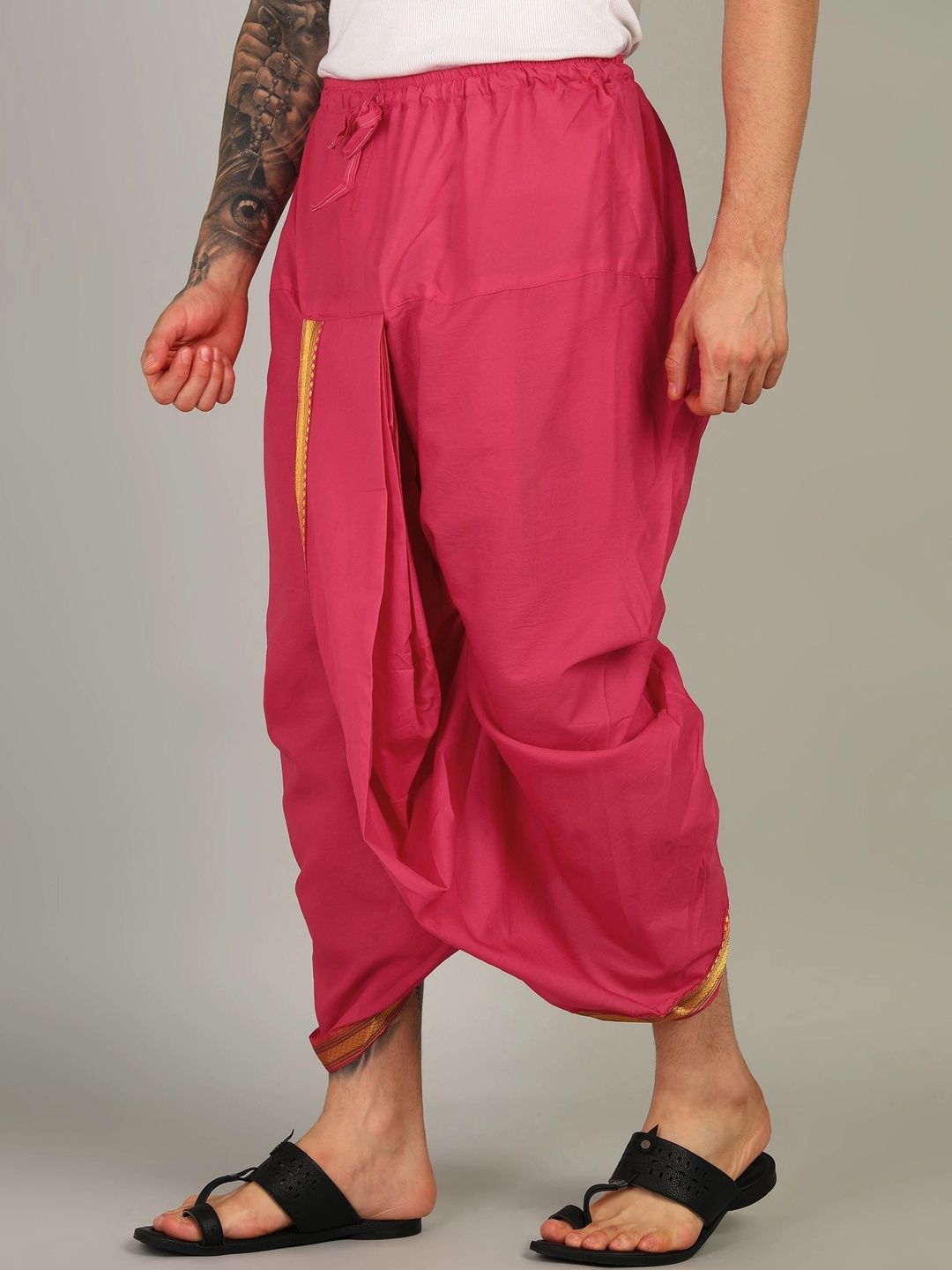 Radhika Handloom Men Dhoti Dhotis-picture-12