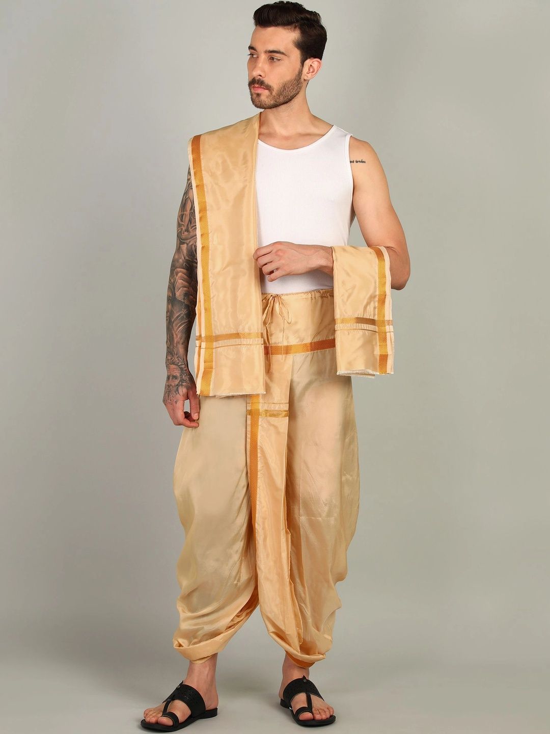 Radhika Handloom Men Dhoti Dhotis-picture-23