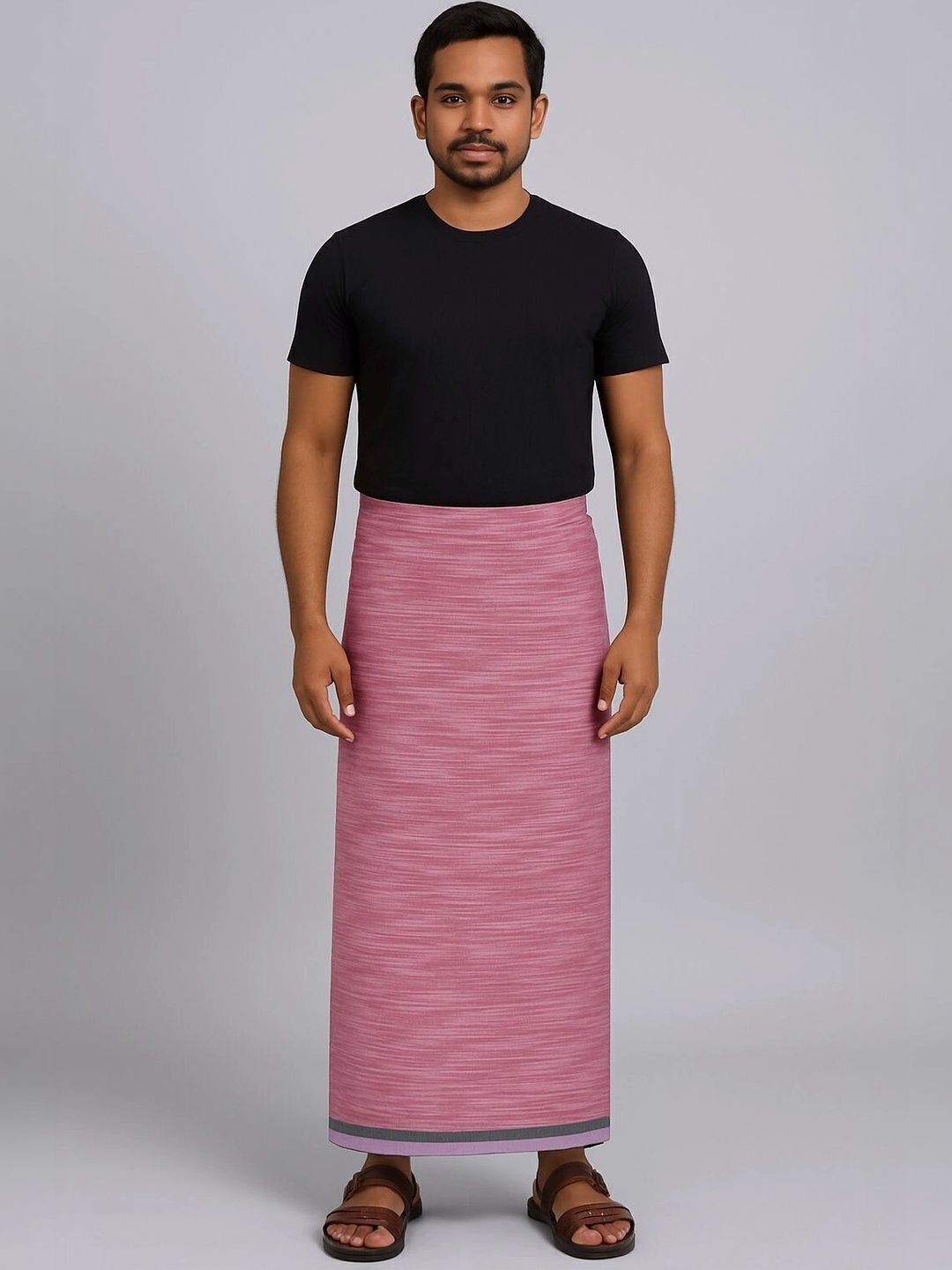 Radhika Handloom Men Striped Cotton Dhoti Dhotis-picture-27