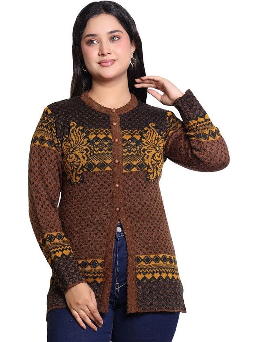 Grand Line Women Printed Cardigan-picture-20