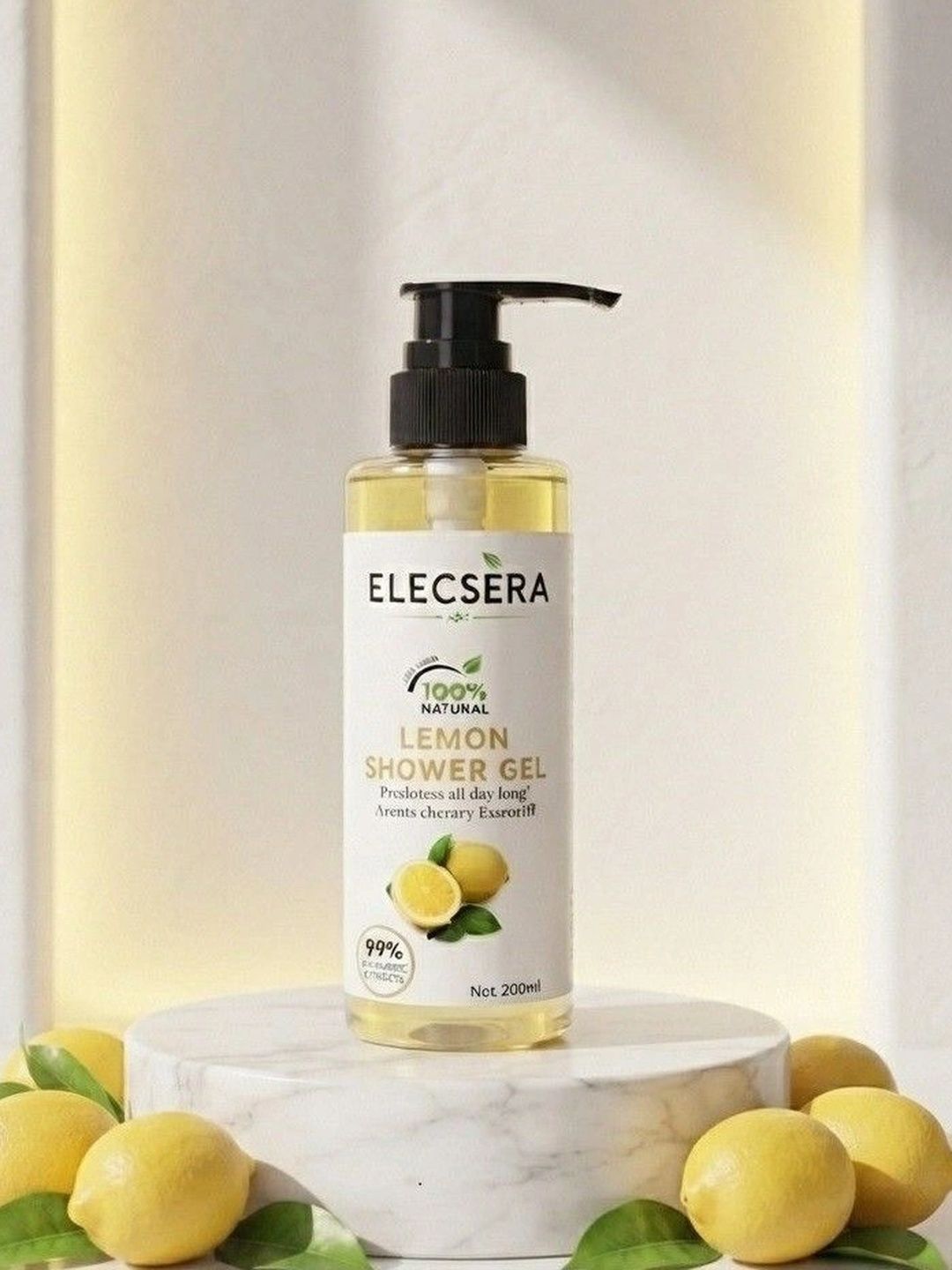 Elecsera Lemon Shower Gel For Hydration - 200 ml-picture-4