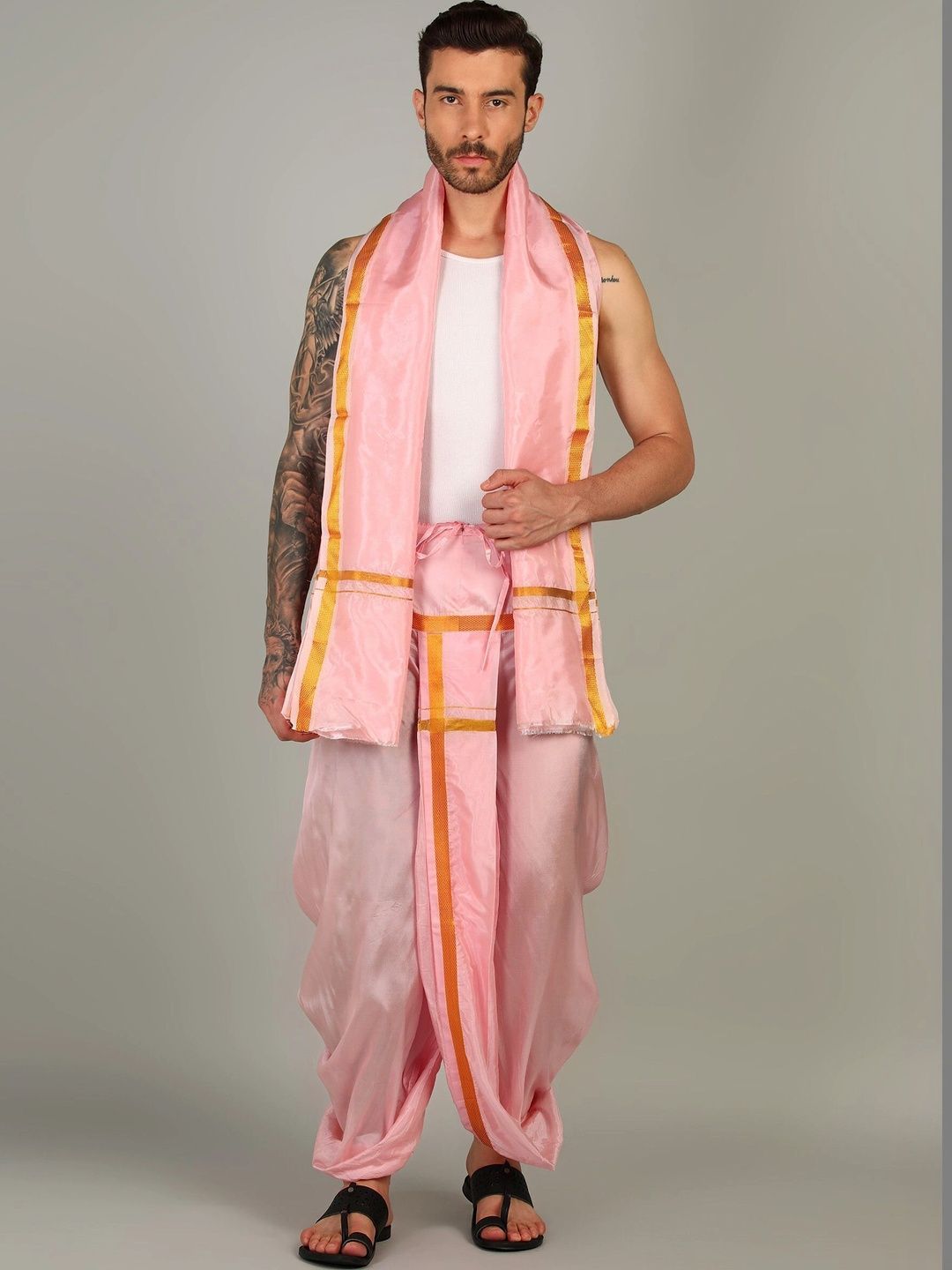 Radhika Handloom Men Dhoti Dhotis-picture-14
