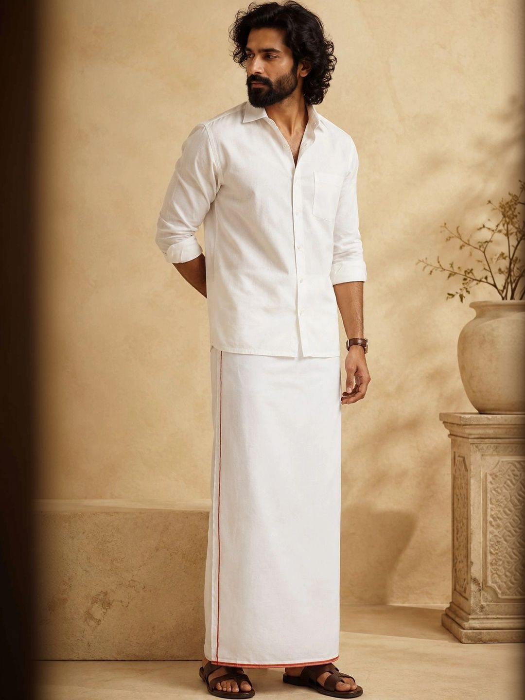 Sac Shree Aparajeet Creations Men Cotton Dhoti Dhotis-picture-41