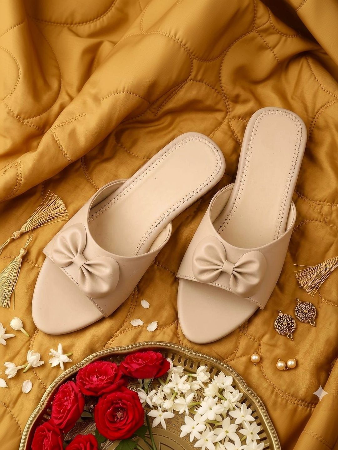 T-Rock Block Mules with Bows-picture-55