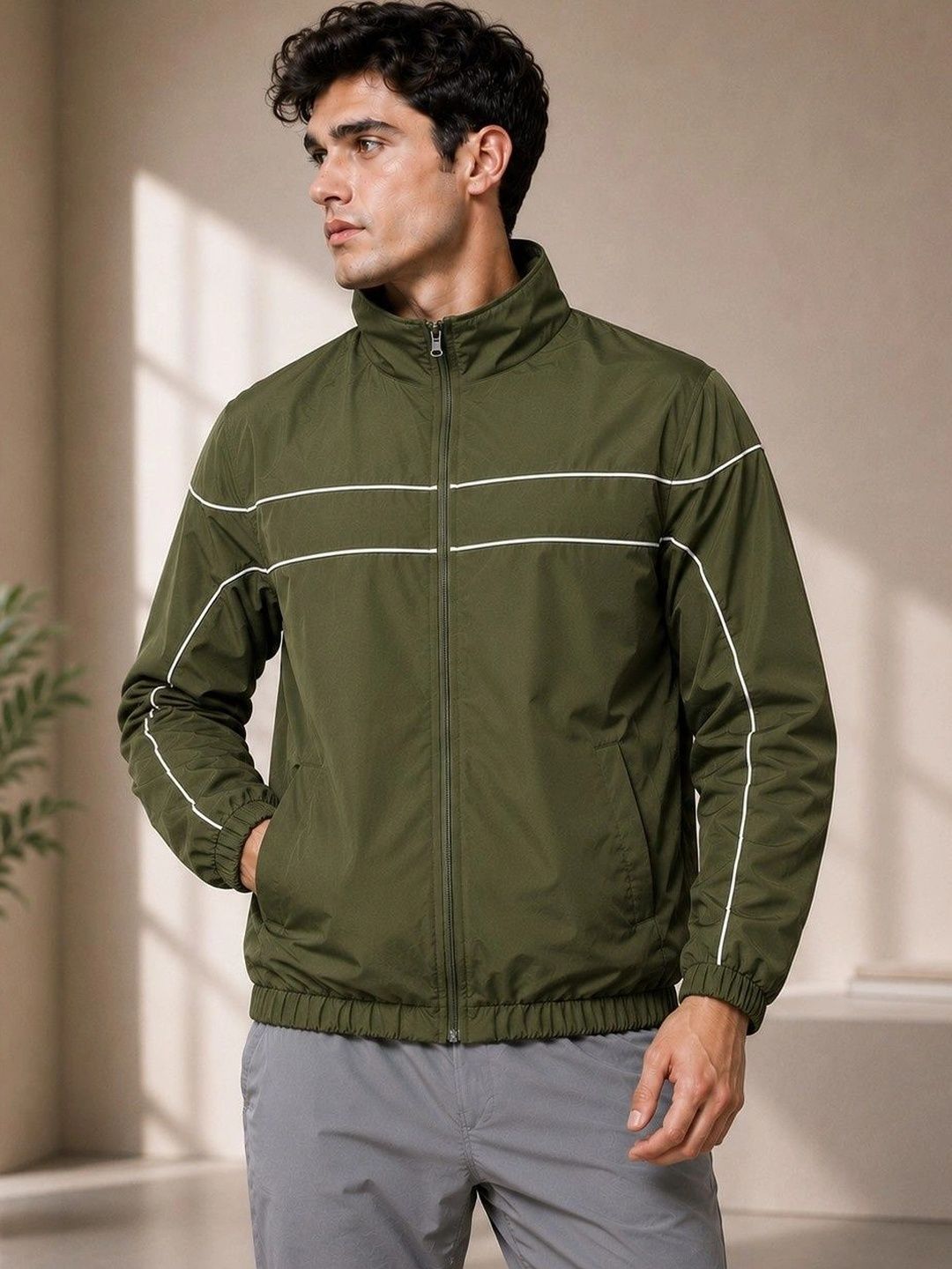 JKT Men Lightweight Training or Gym Sporty Jacket-picture-23