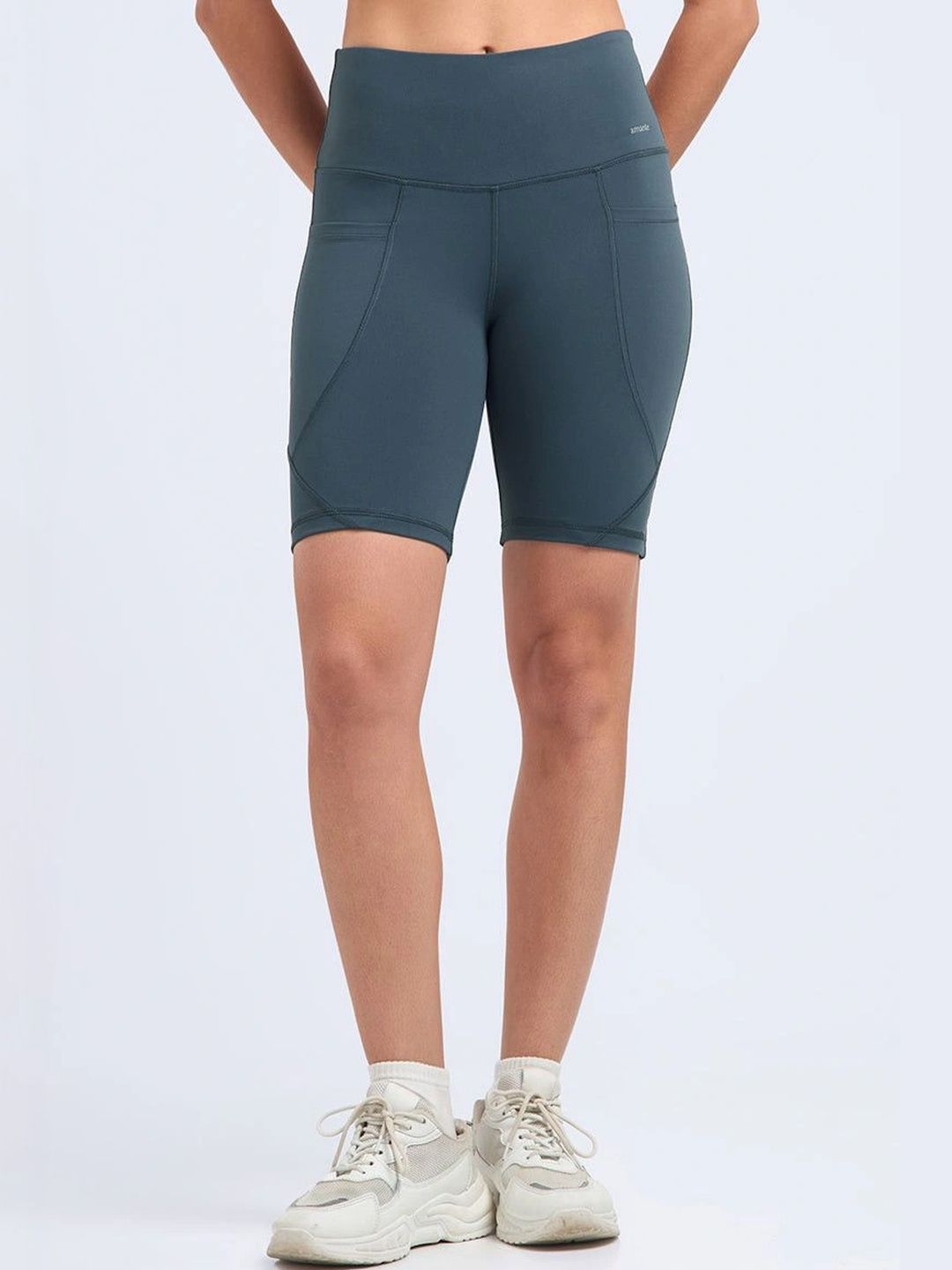 Amante Women Skinny Fit Training or Gym Shorts-picture-11
