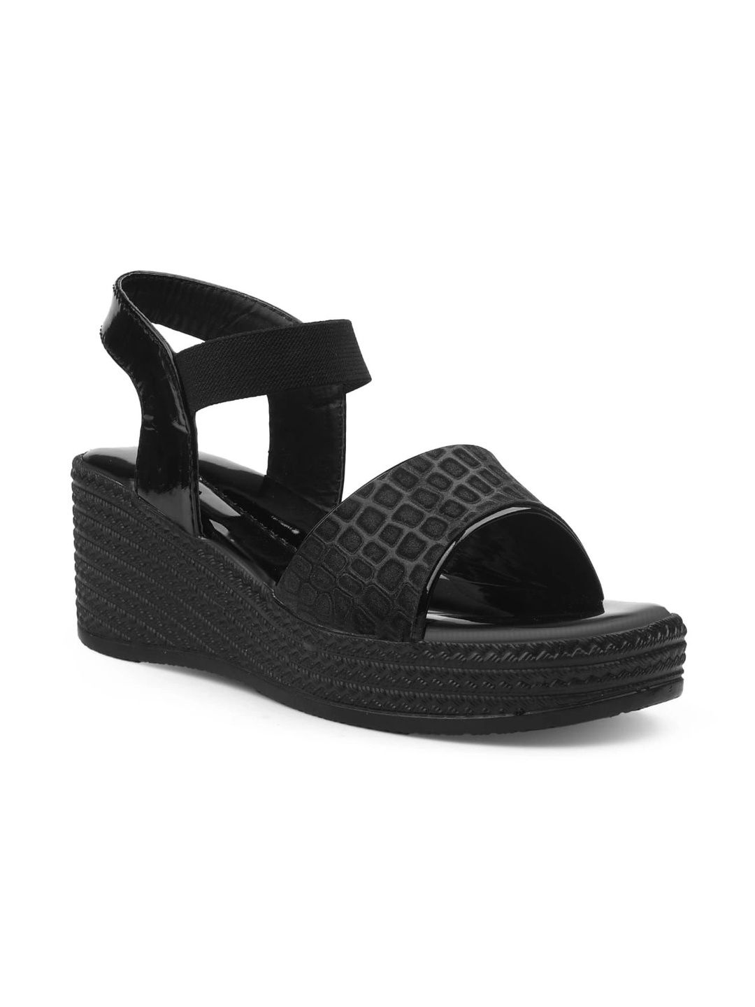 Roadster Textured Wedge Sandals-image-28
