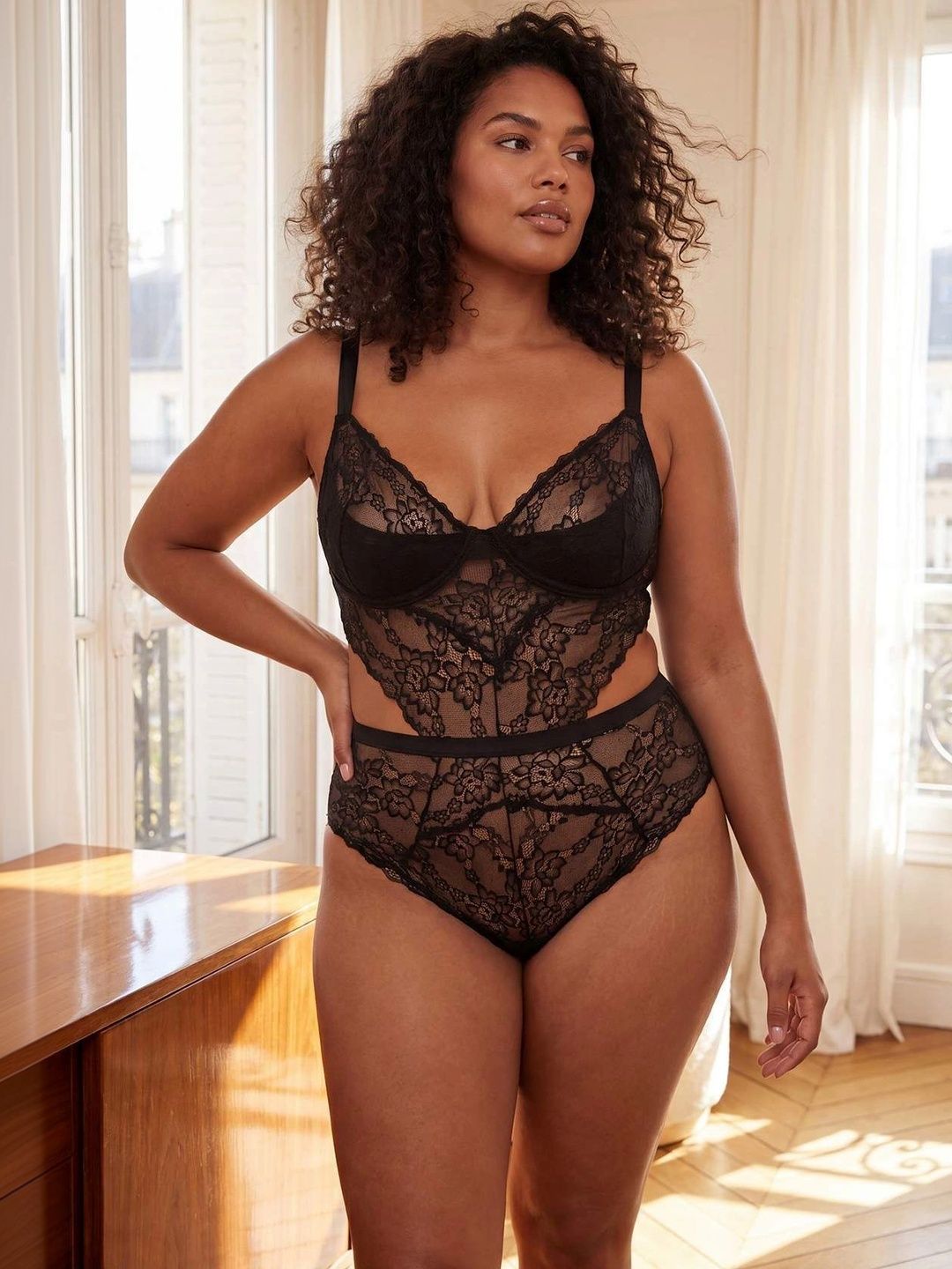 Trendyol Embroidered V-Neck Bodysuit-picture-12