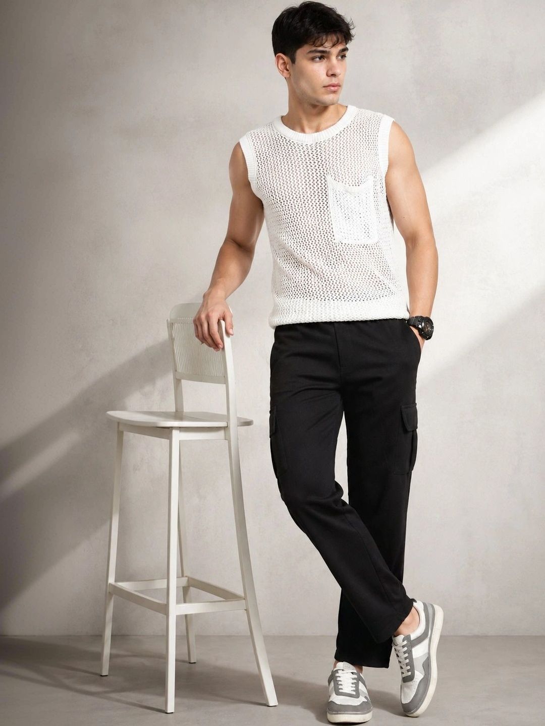 MaverIQ Men Smart Trousers-picture-58