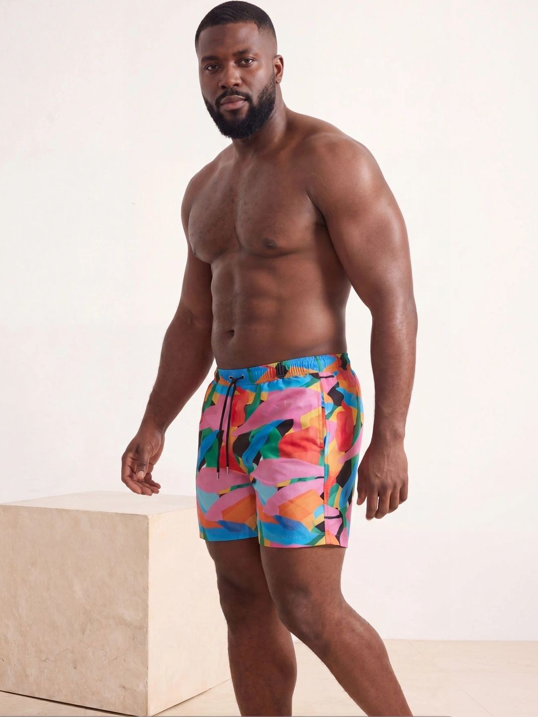 Trendyol Men Printed Swim Shorts Swim Bottoms-picture-28
