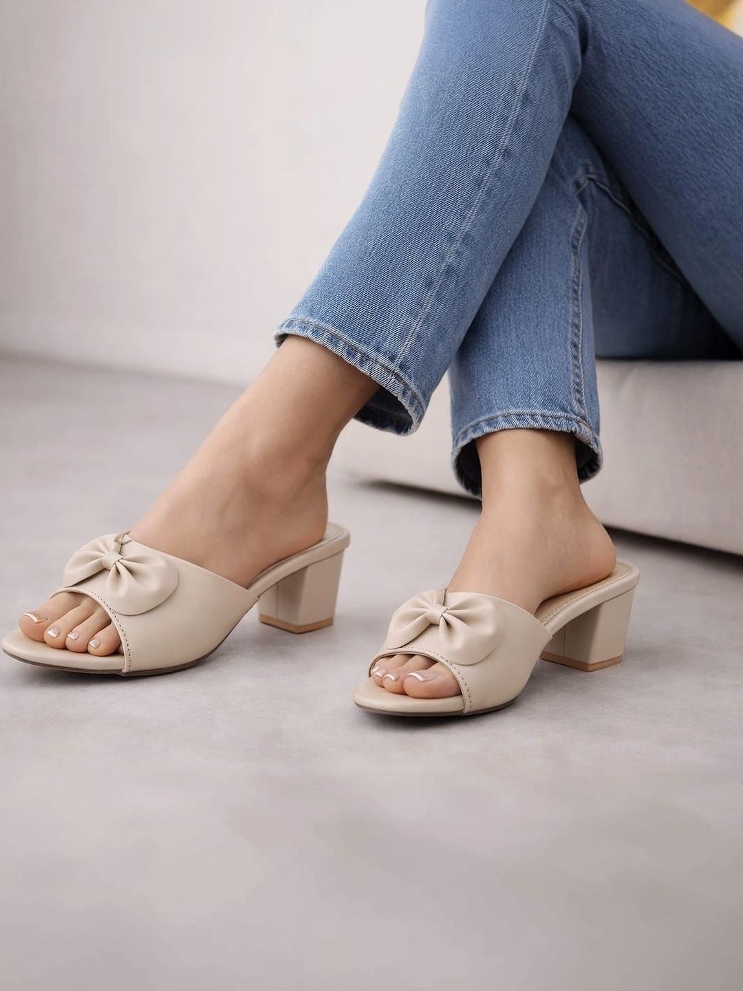 Shozie Block Mules with Bows-picture-46