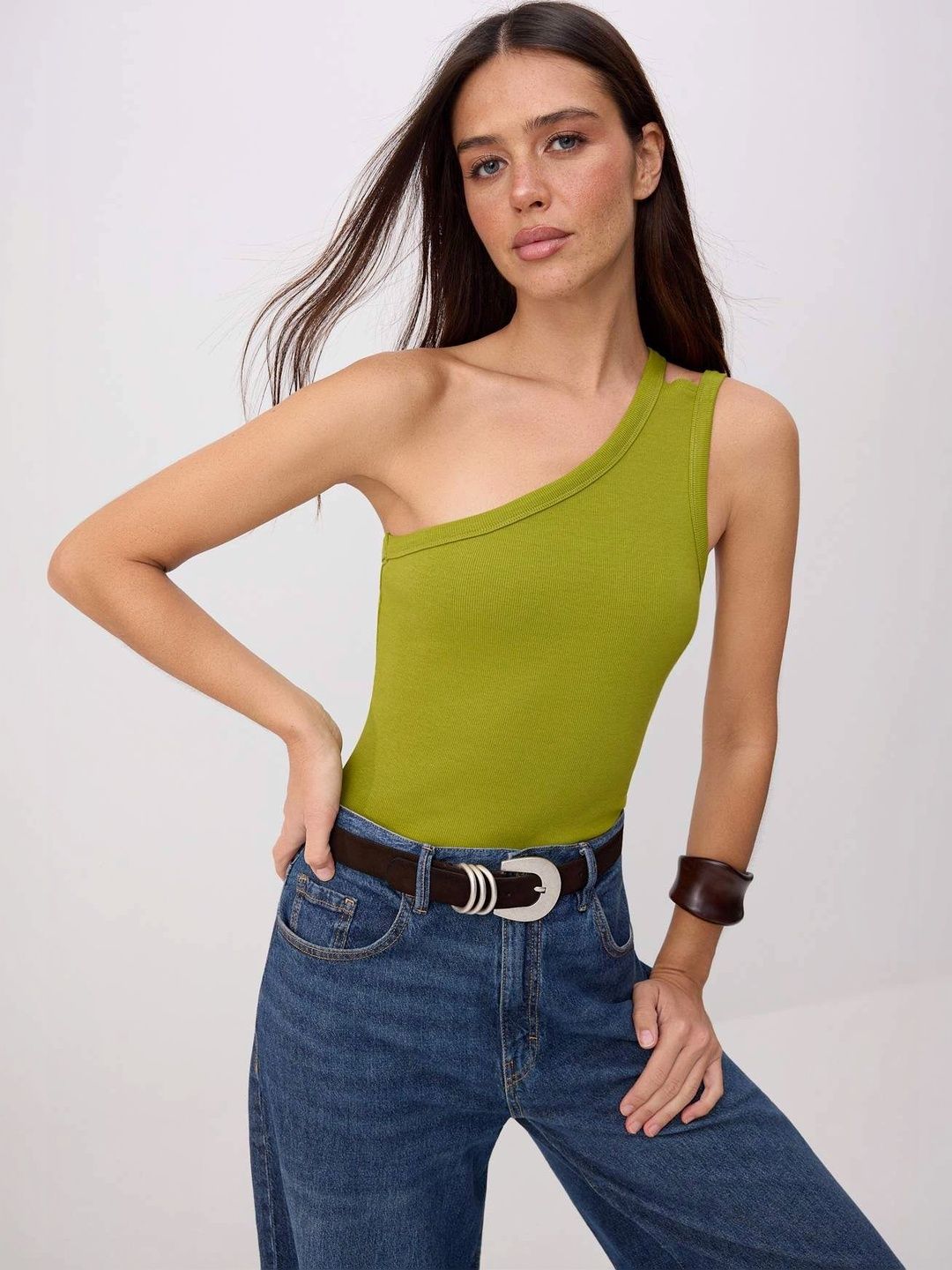 Trendyol One Shoulder Bodysuit-picture-9