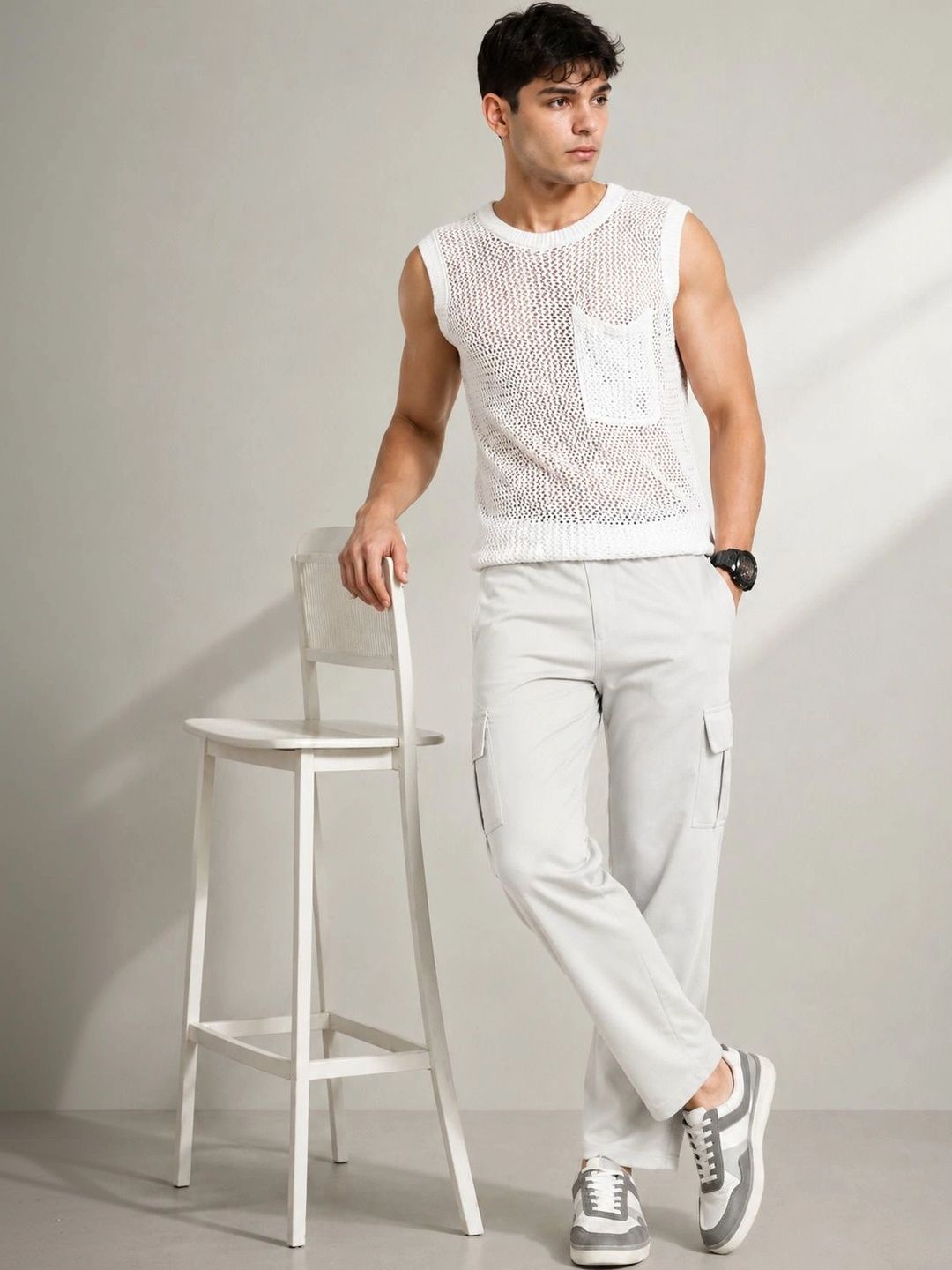 MaverIQ Men Smart Trousers-picture-34