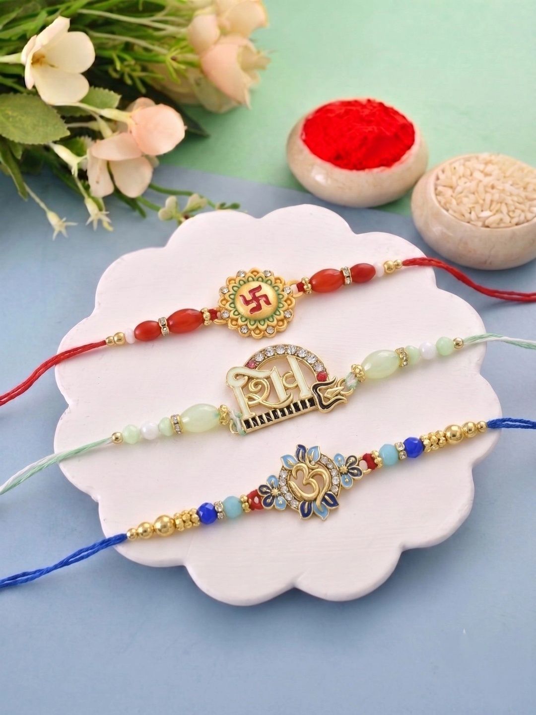 MEIRA JEWELLERY Thread Rakhi-image-11