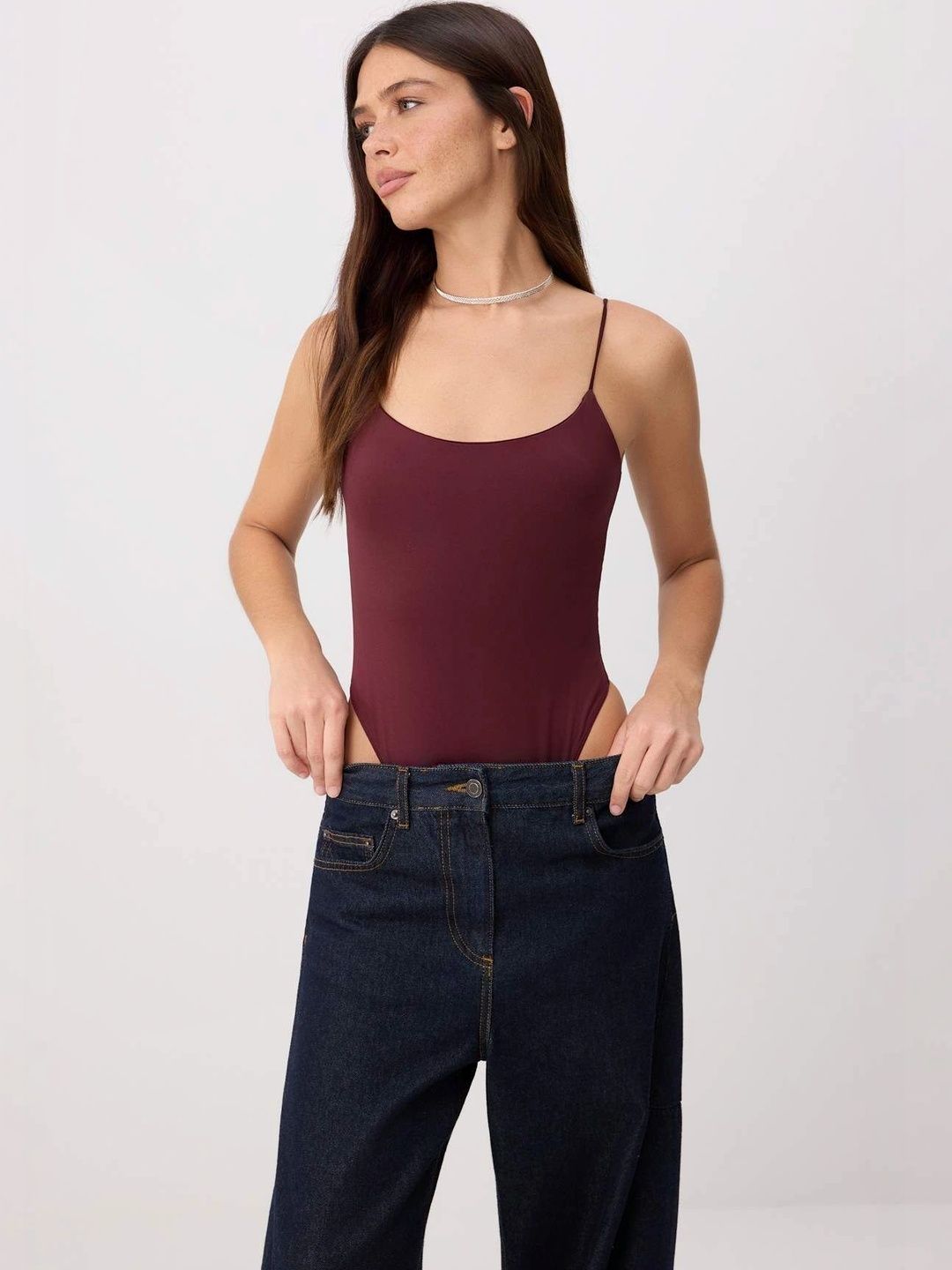 Trendyol Pure Cotton Round Neck Bodysuit-image-46