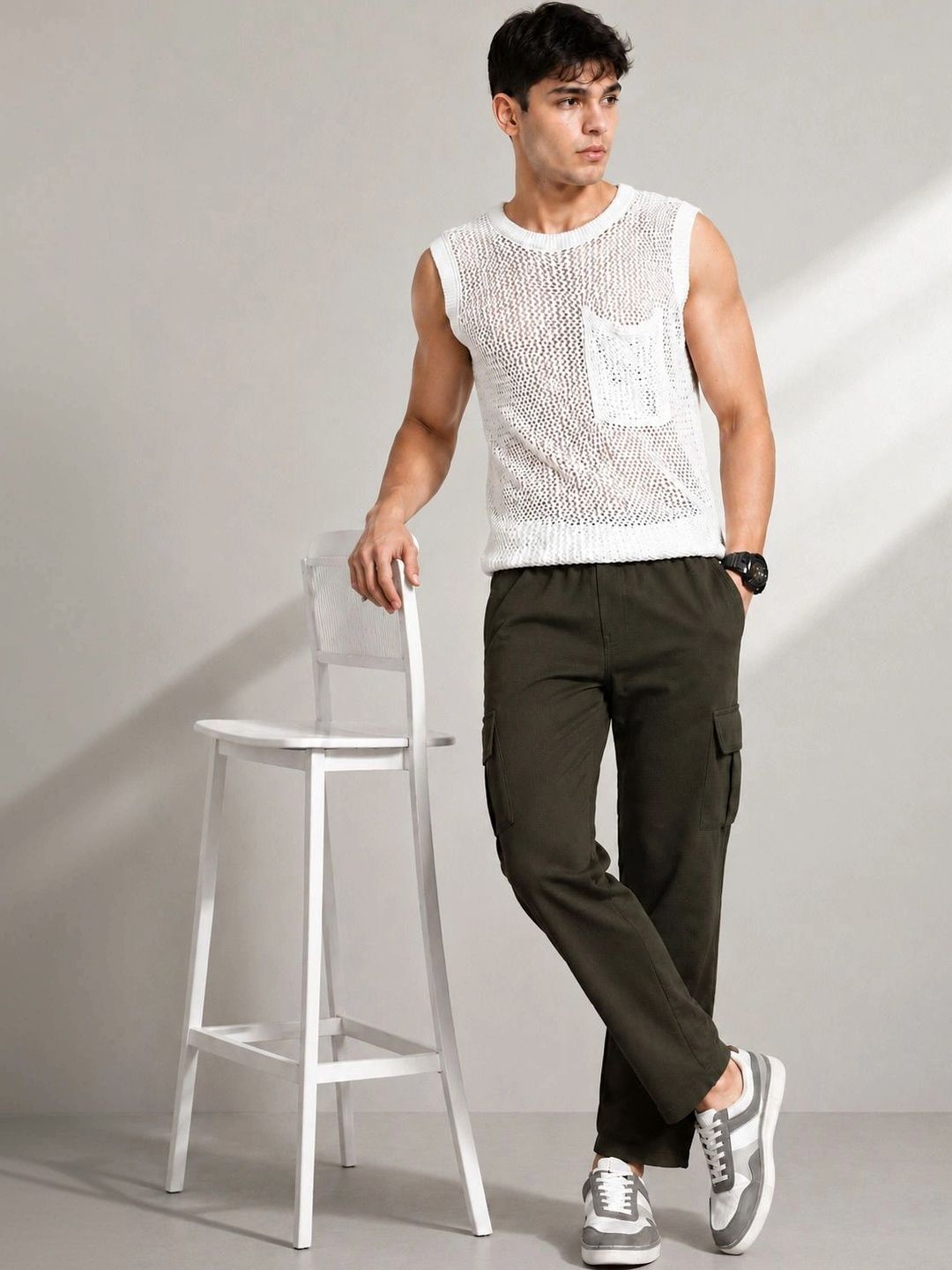 MaverIQ Men Smart Trousers-picture-42