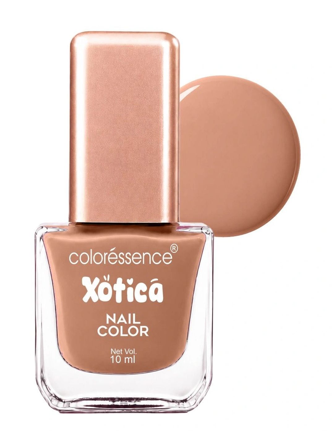 Coloressence Xotica High Shine Nail Paint - 10 ml - Misty Rose-image-22