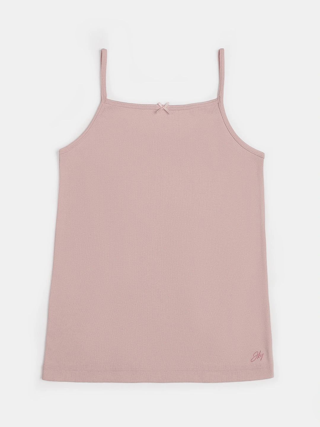 Jockey Girls Super Combed Cotton Rib Fabric Camisole With Regular Straps-picture-40