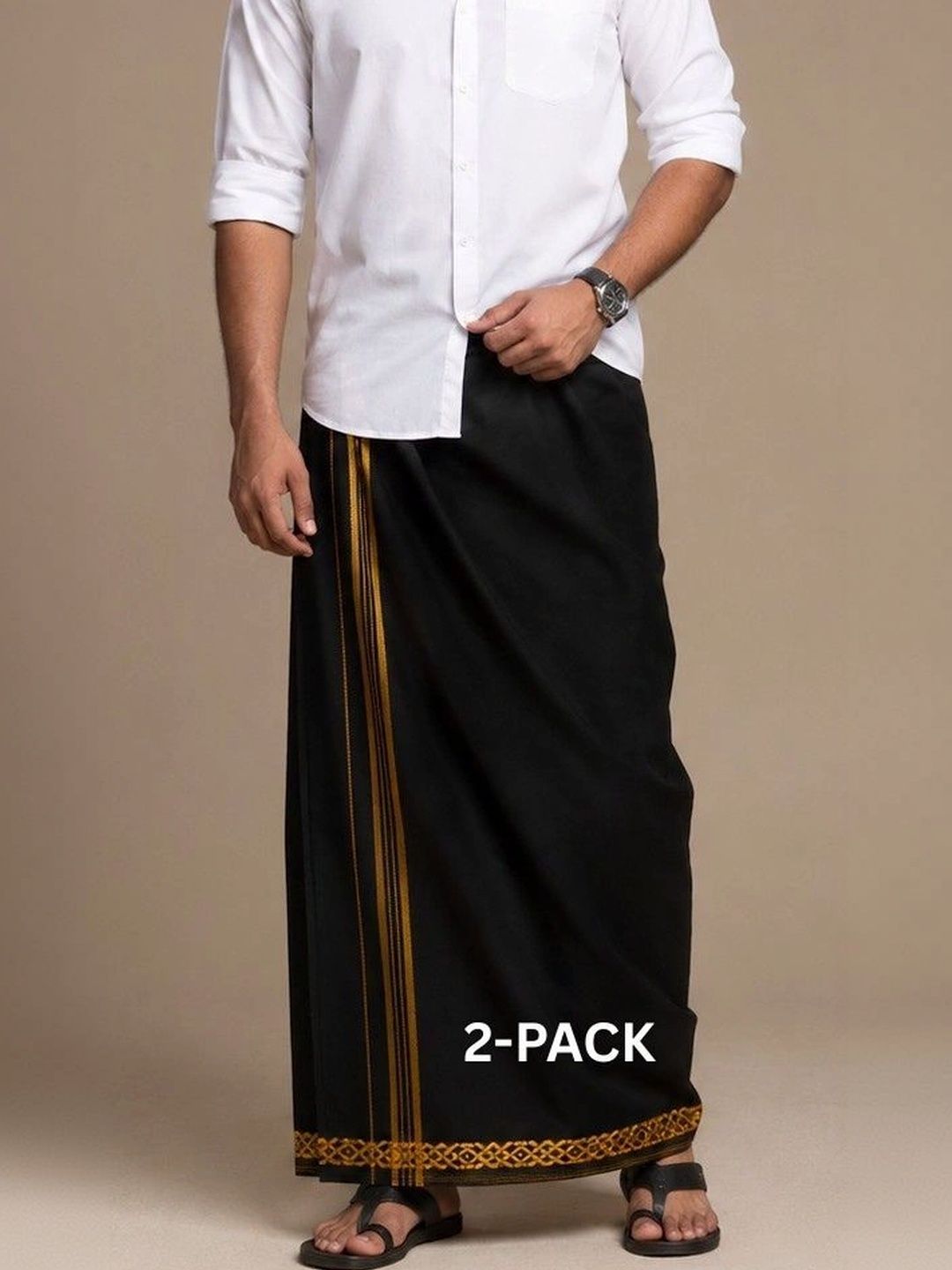 Sharan Elegance Men Cotton Dhoti Dhotis-picture-32