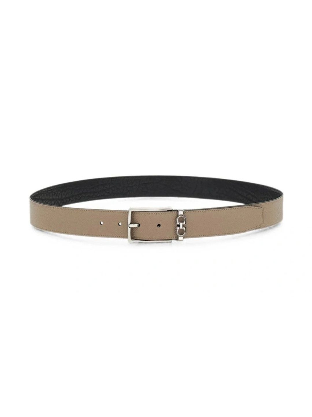 Ferragamo Men Textured Leather Reversible Formal Belt-picture-12