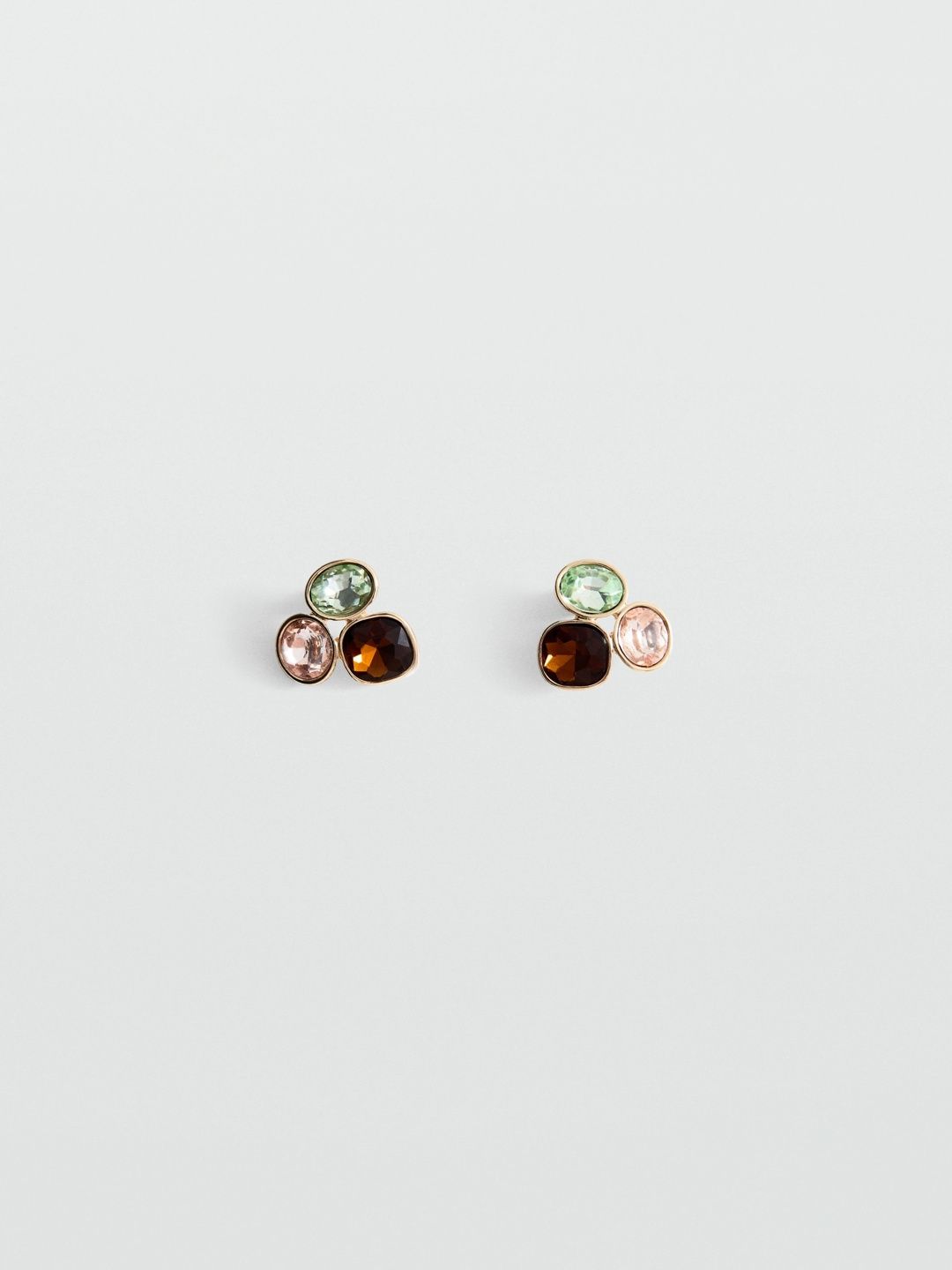 MANGO Geometric Studs Earrings-picture-25
