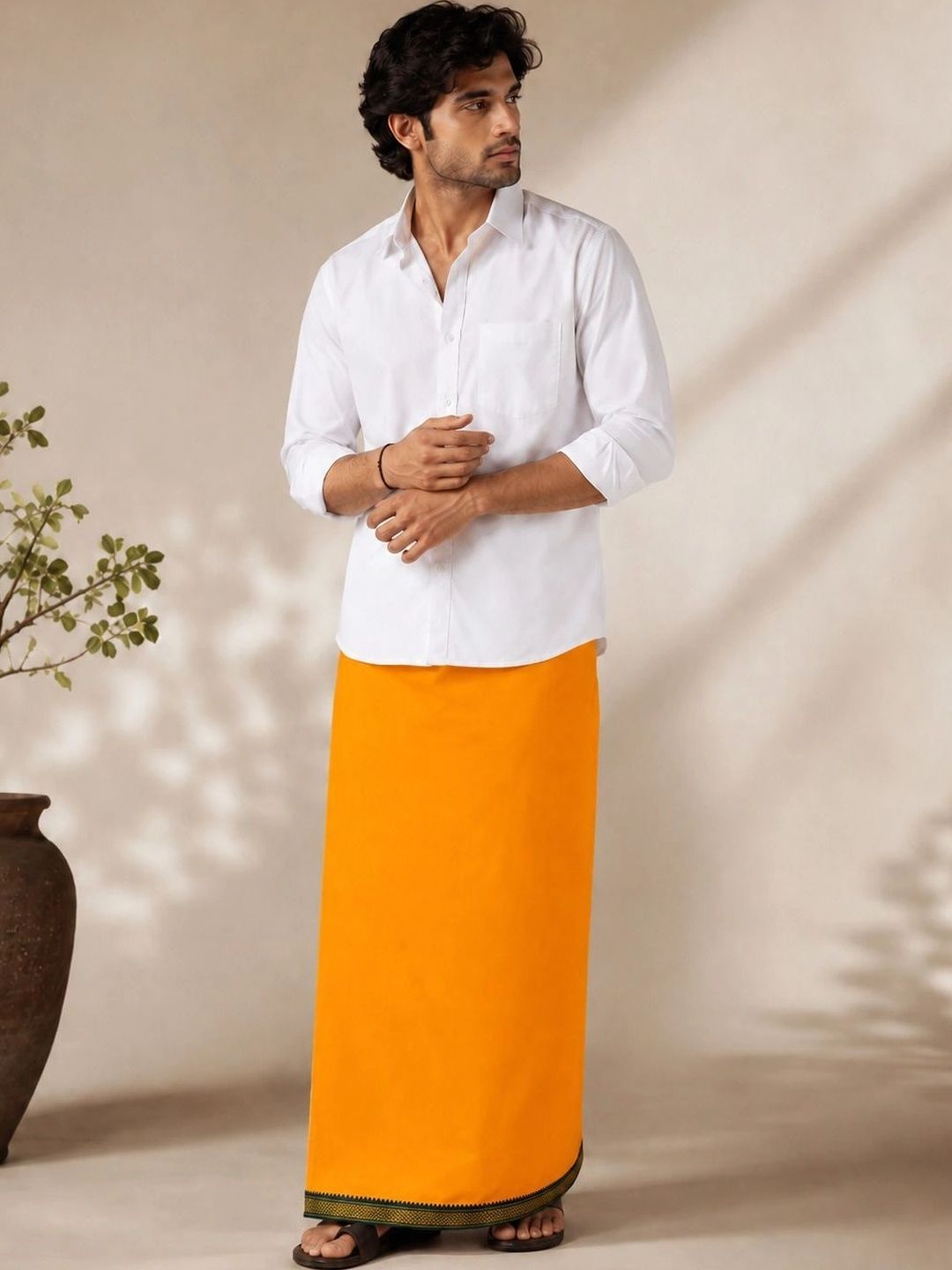 AKESHAVAM Men Cotton Dhoti Dhotis-picture-43