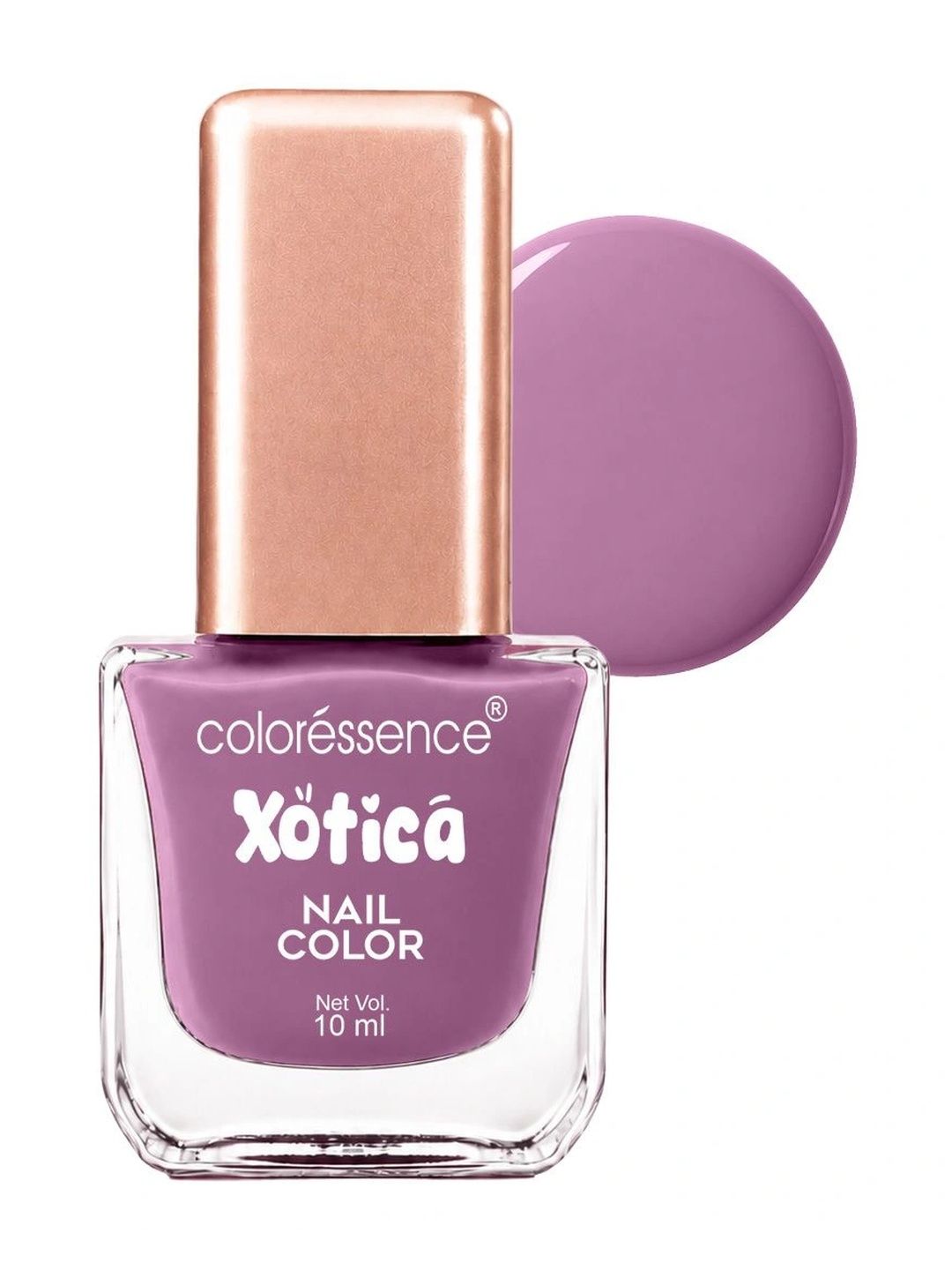 Coloressence Xotica High Shine Nail Paint - 10 ml - Mauve Mist-image-2