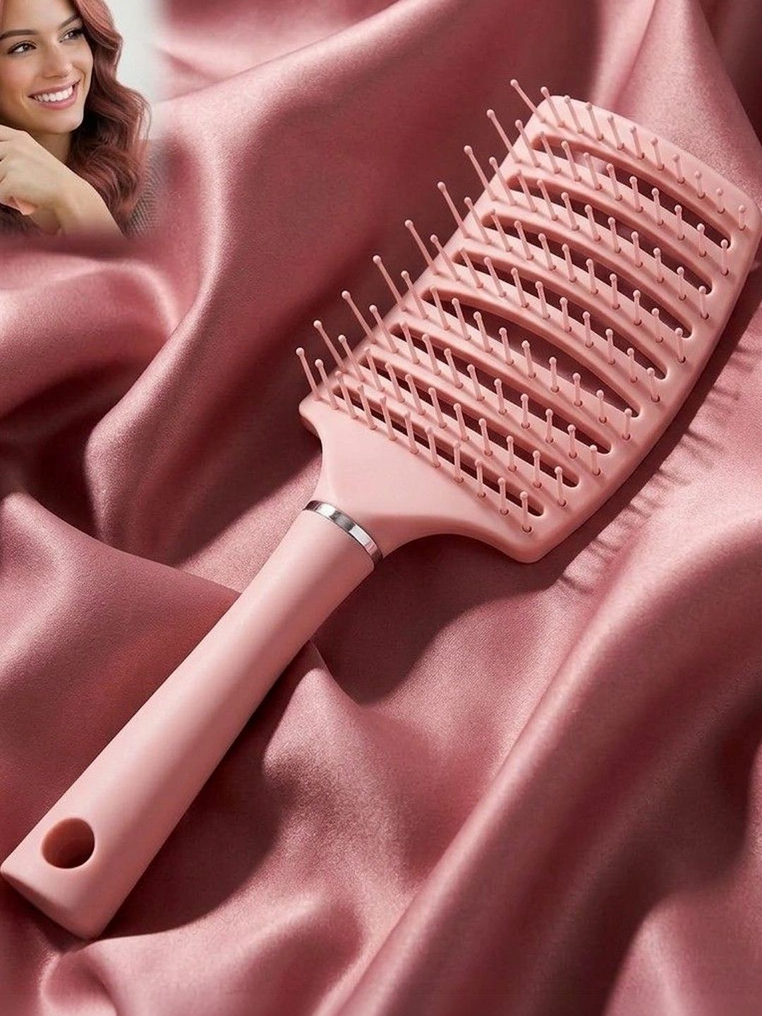 Elecsera Ergonomic Styling Hair Brush with Soft Rounded Bristles-picture-44
