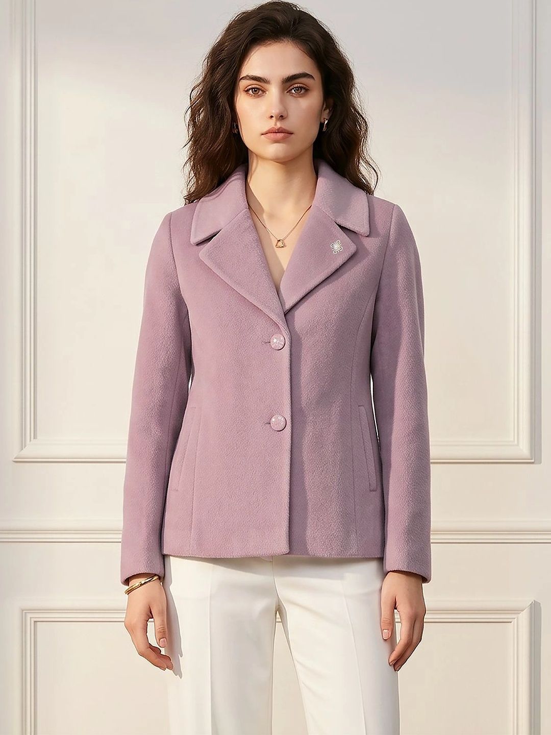 Lory Single-Breasted Tailored Fit Blazers-image-49