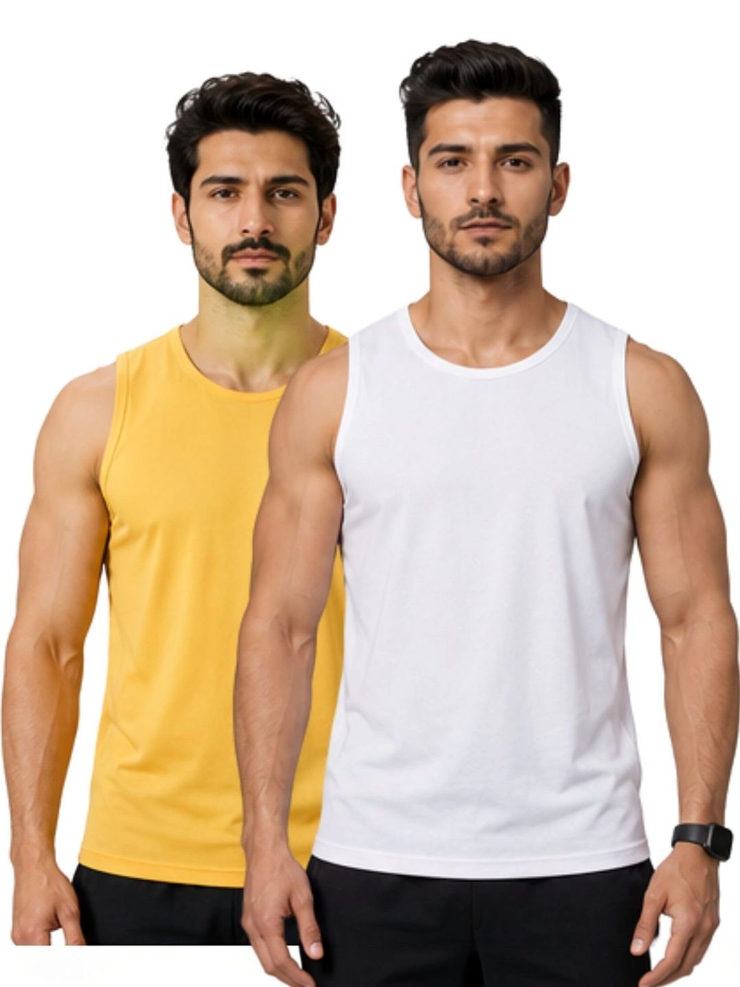 IndiCrafts Pack of 2 Gym Vest-picture-39