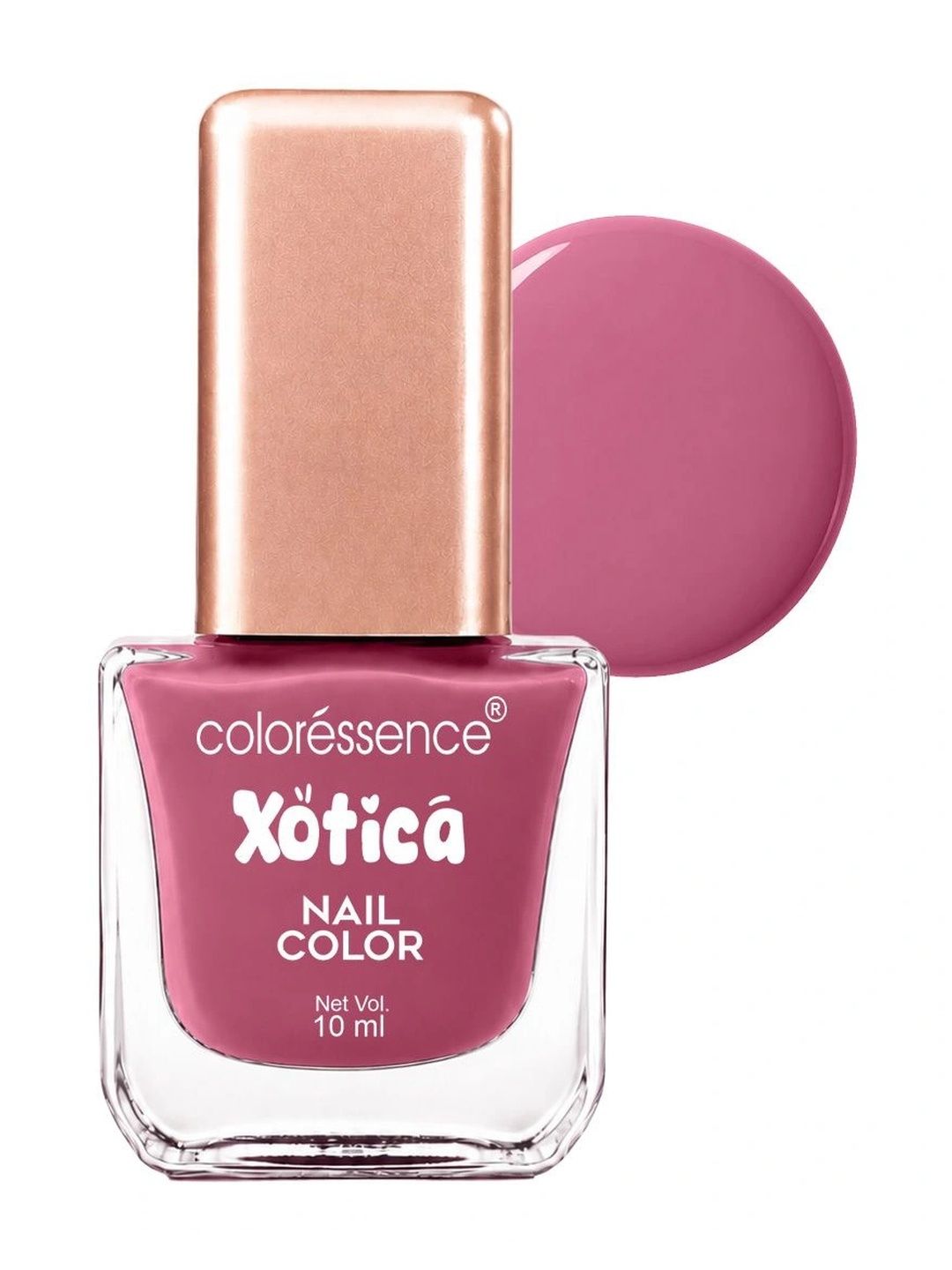 Coloressence Xotica High Shine Nail Paint - 10 ml - Joyful Pink-picture-37