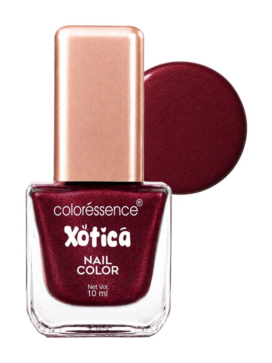 Coloressence Xotica High Shine Nail Paint - 10 ml - Deep Crimson-picture-14