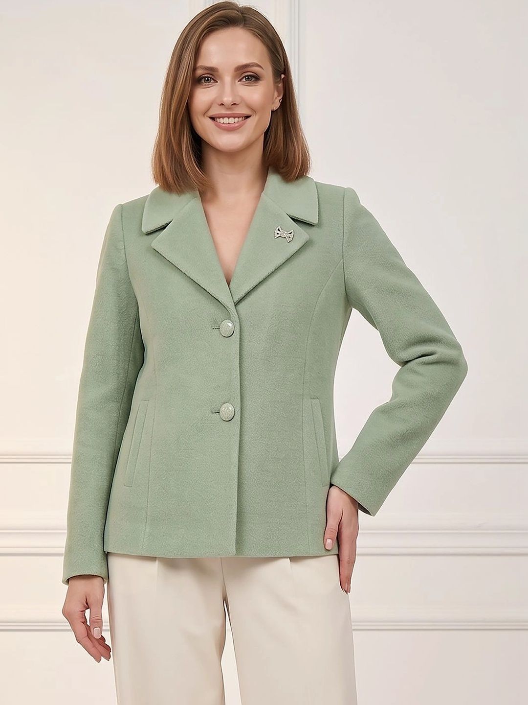 Navsha Single-Breasted Tailored Fit Blazers-picture-23