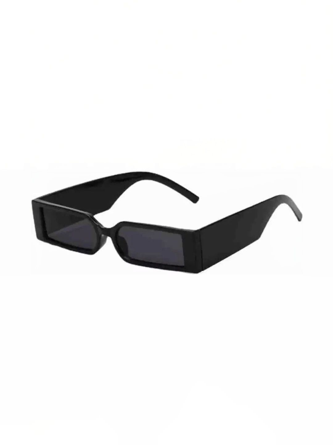 YOUTH CLUB Unisex Black Lens & Black Rectangle Sunglasses with-picture-24