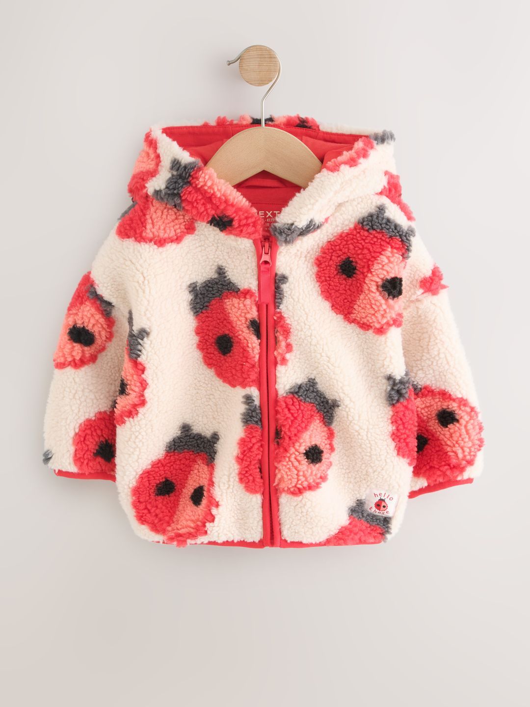 NEXT Girls Ladybug Print Open Front Jacket-picture-38